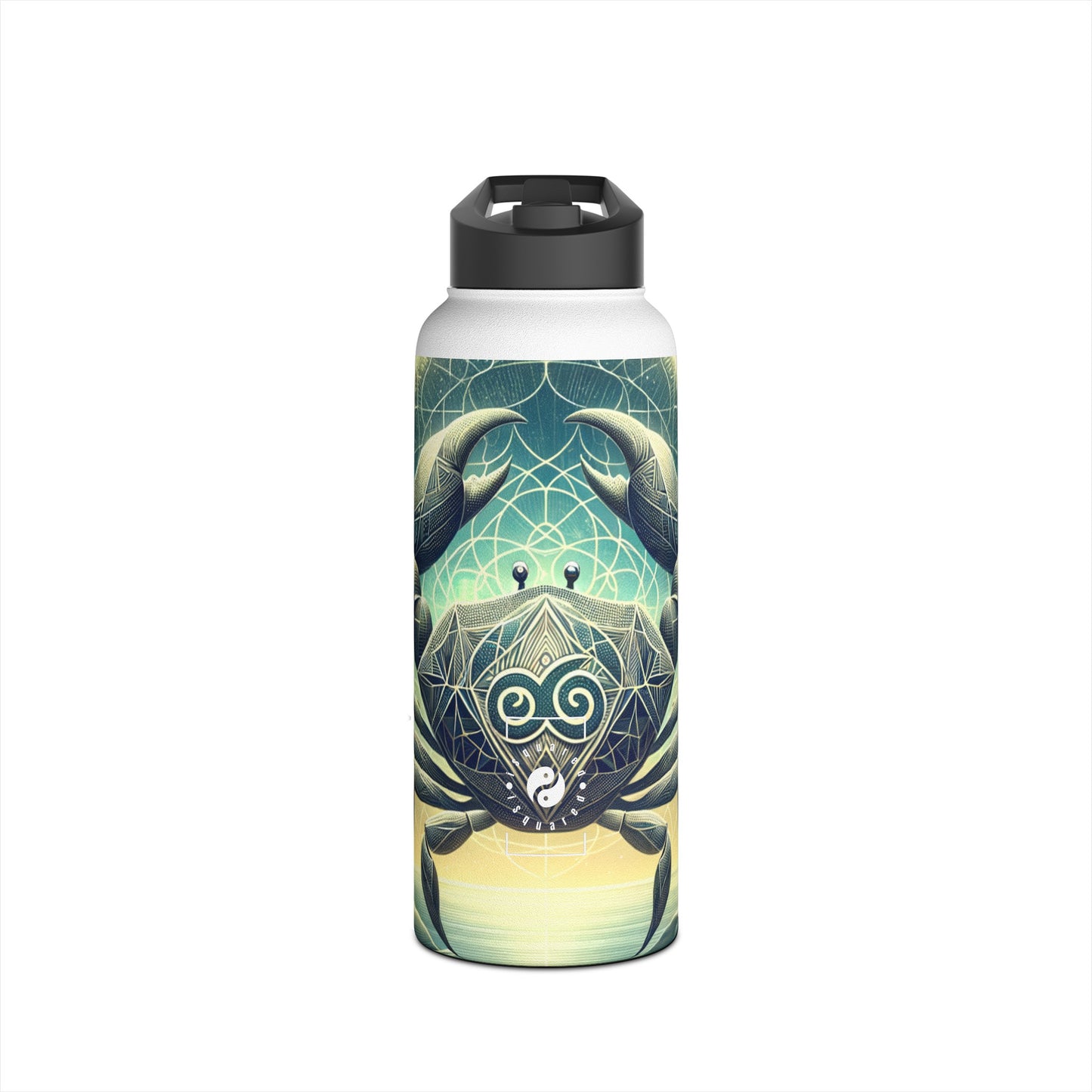 Crab Constellation Yoga - Water Bottle