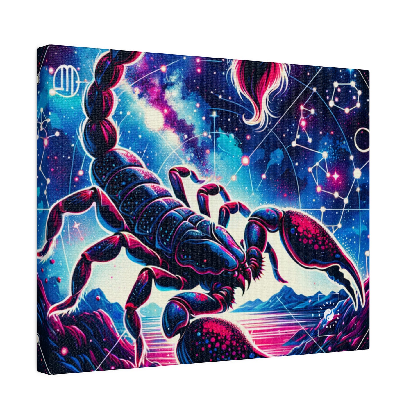 Crimson Scorpio - Art Print Canvas