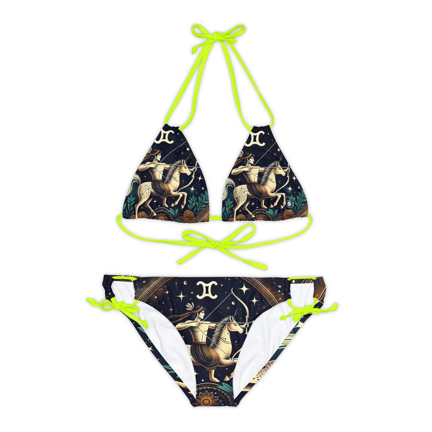 Sagittarius Emblem - Lace-up Bikini Set