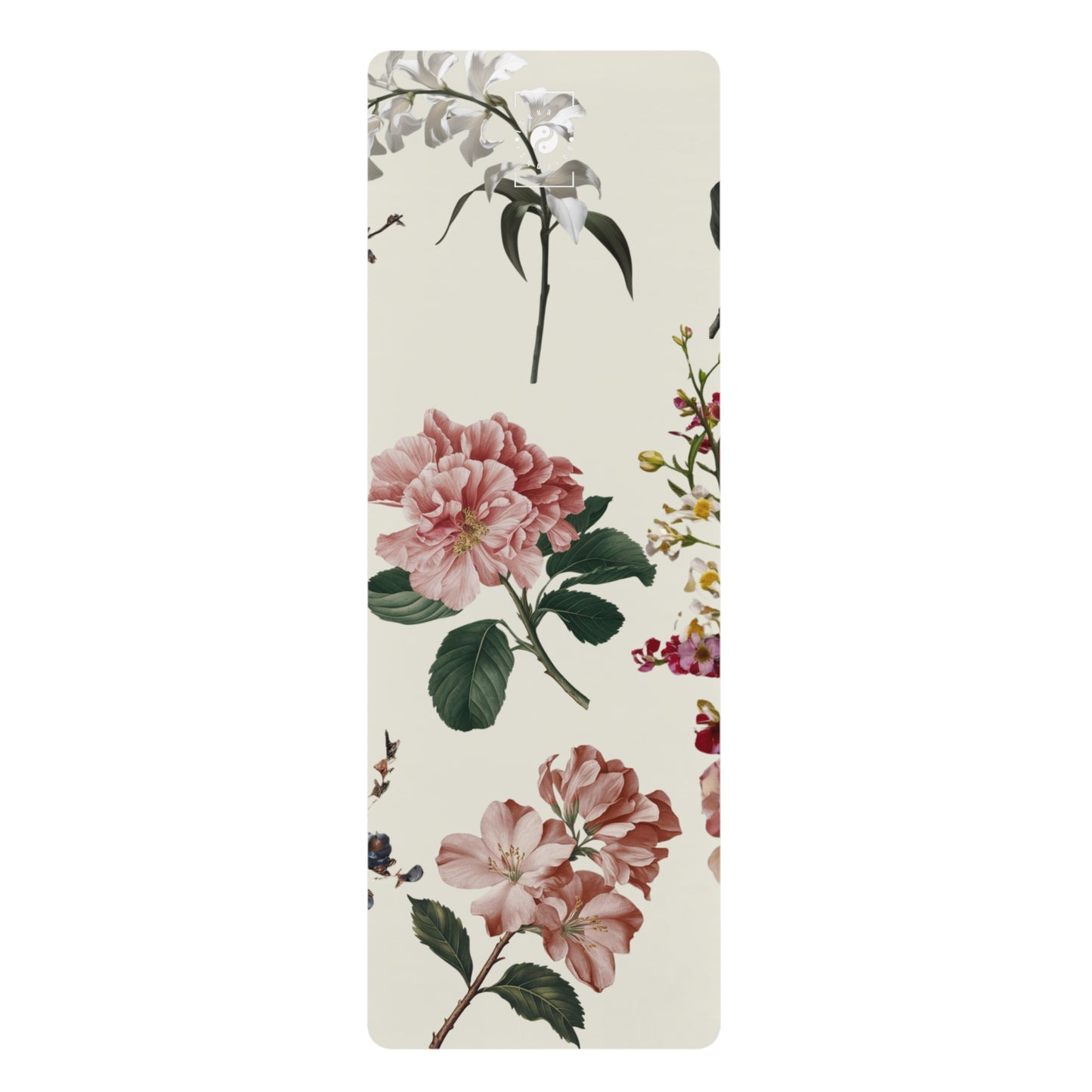 Botanicals on Beige - Yoga Mat