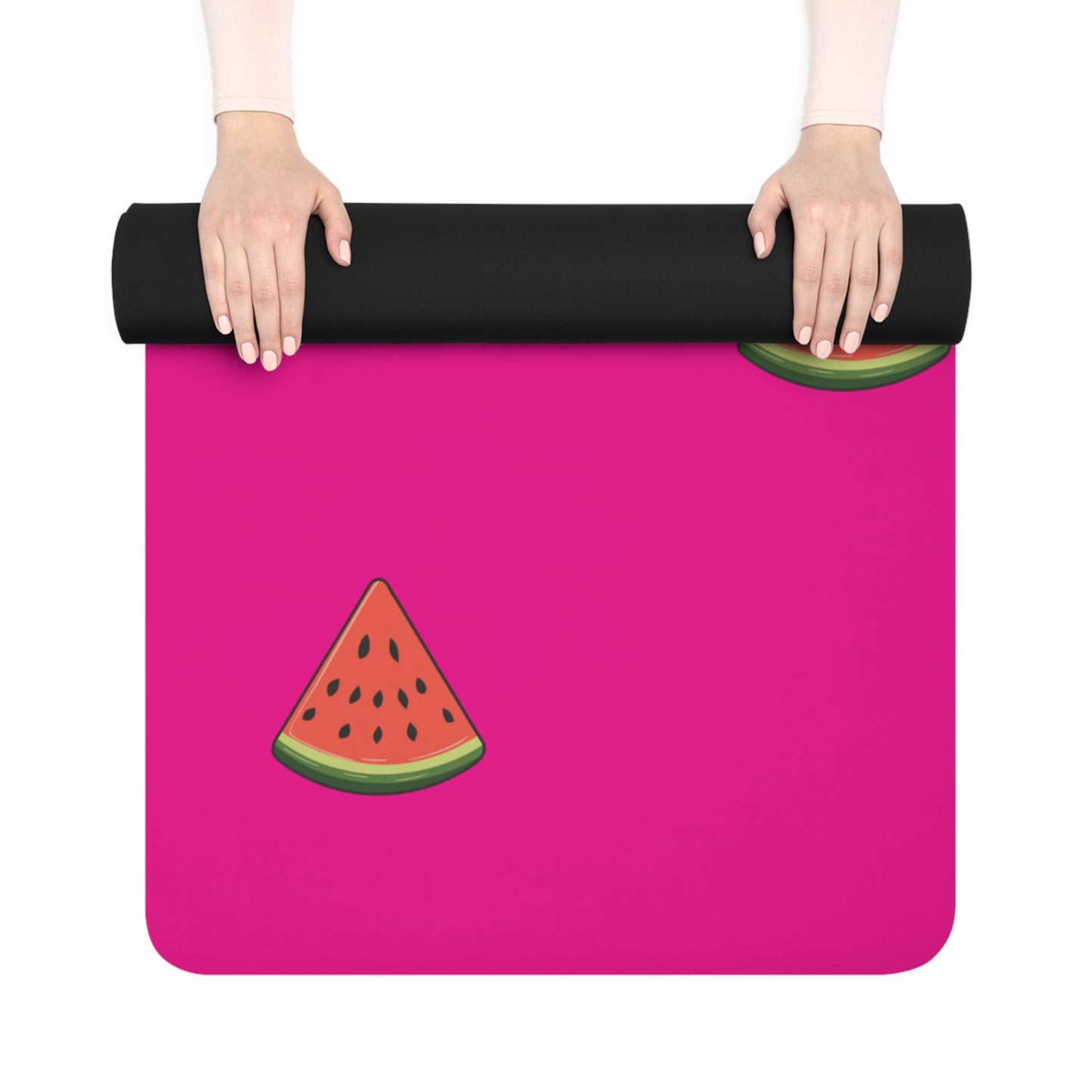 #DF0086 Pink + Watermelon - Yoga Mat