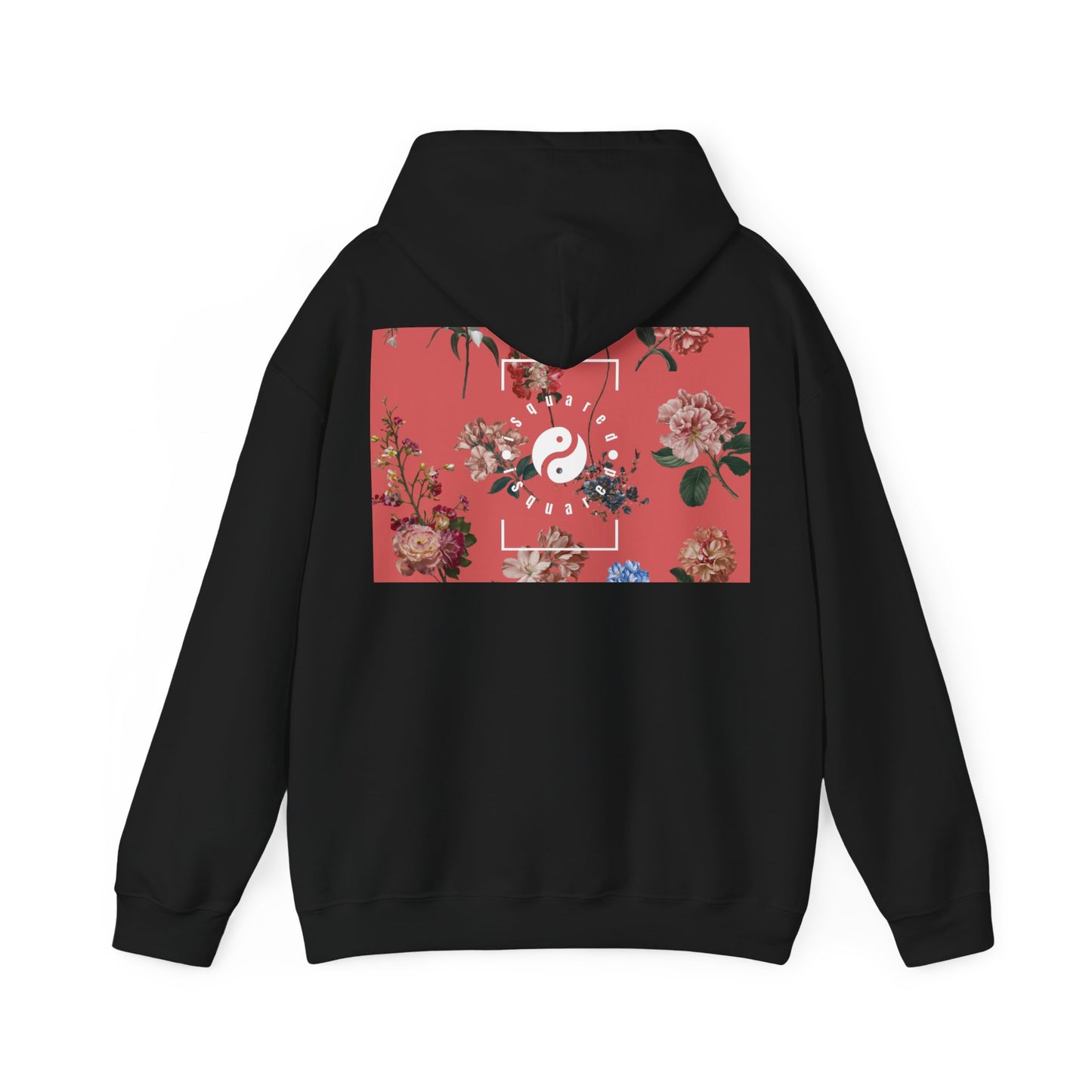 Botanicals on Coral - Hoodie