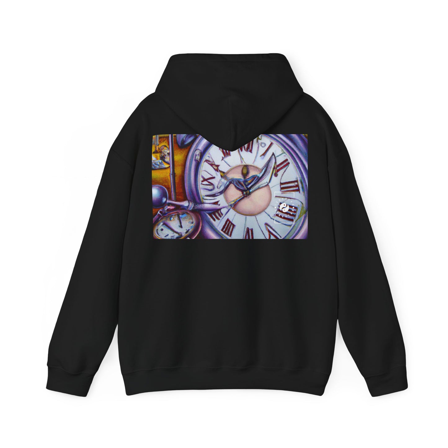 "Chrono Illusionist's Liquid Riddle" - Hoodie