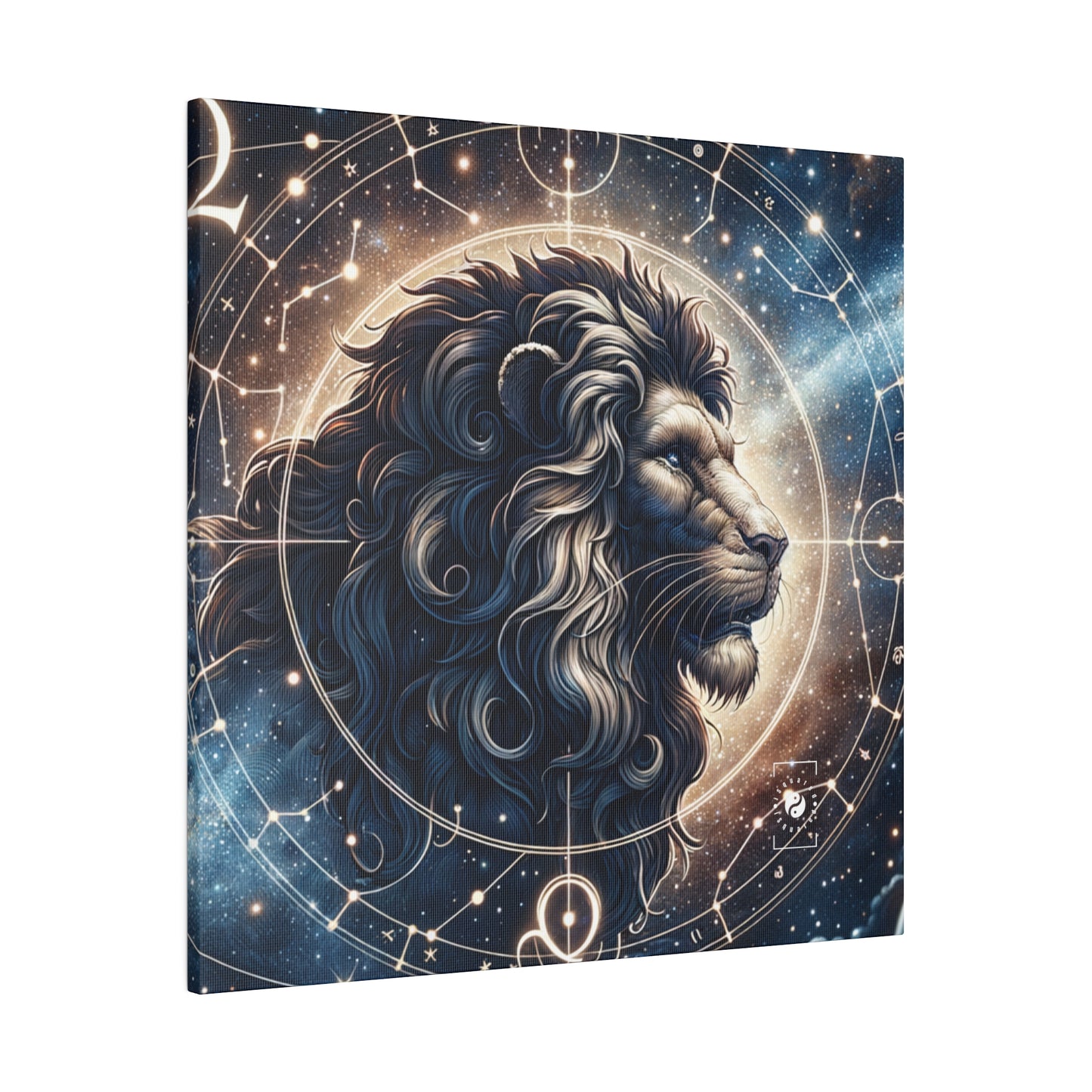 Celestial Leo Roar - Art Print Canvas