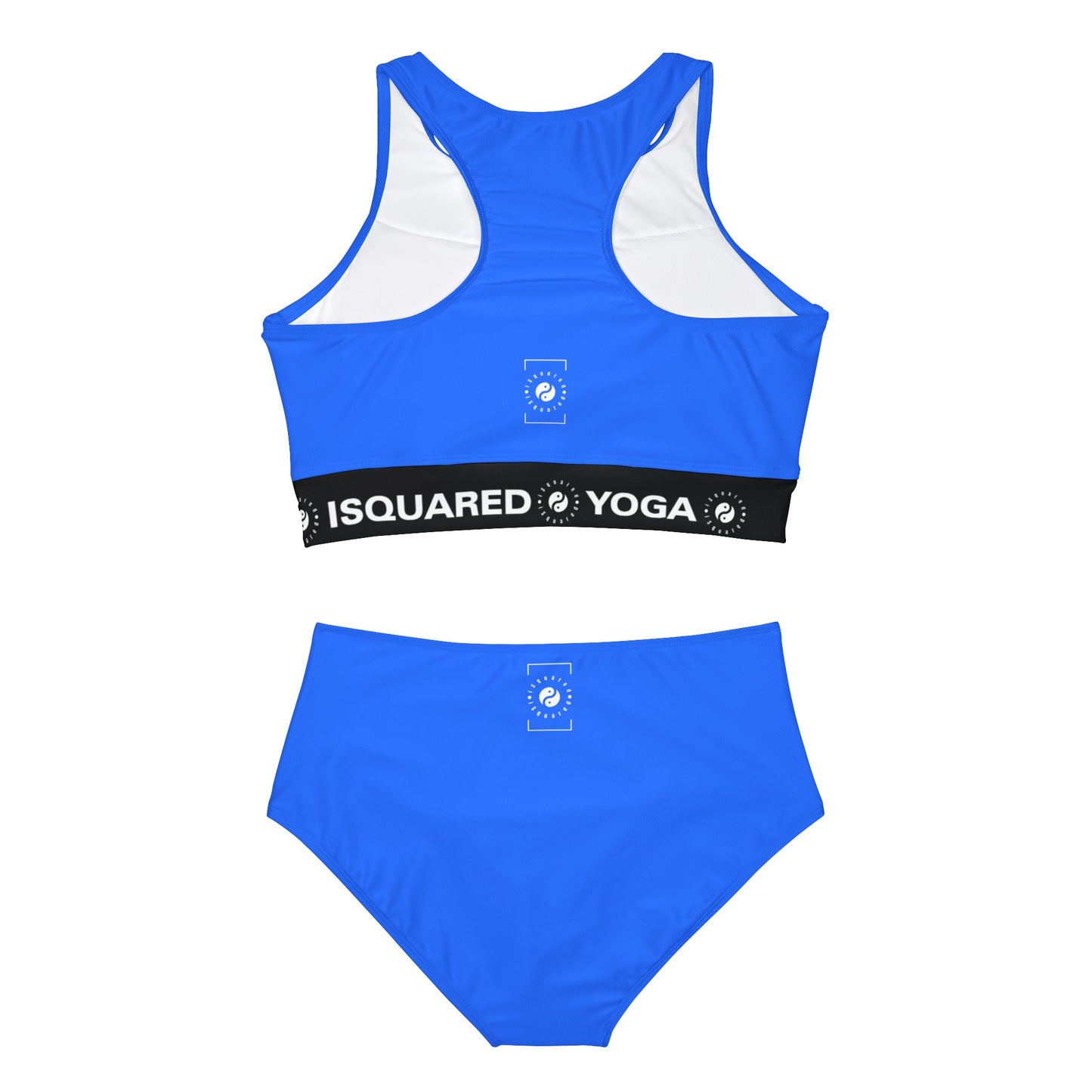 #2C75FF Bleu électrique - Ensemble de bikini de yoga chaud