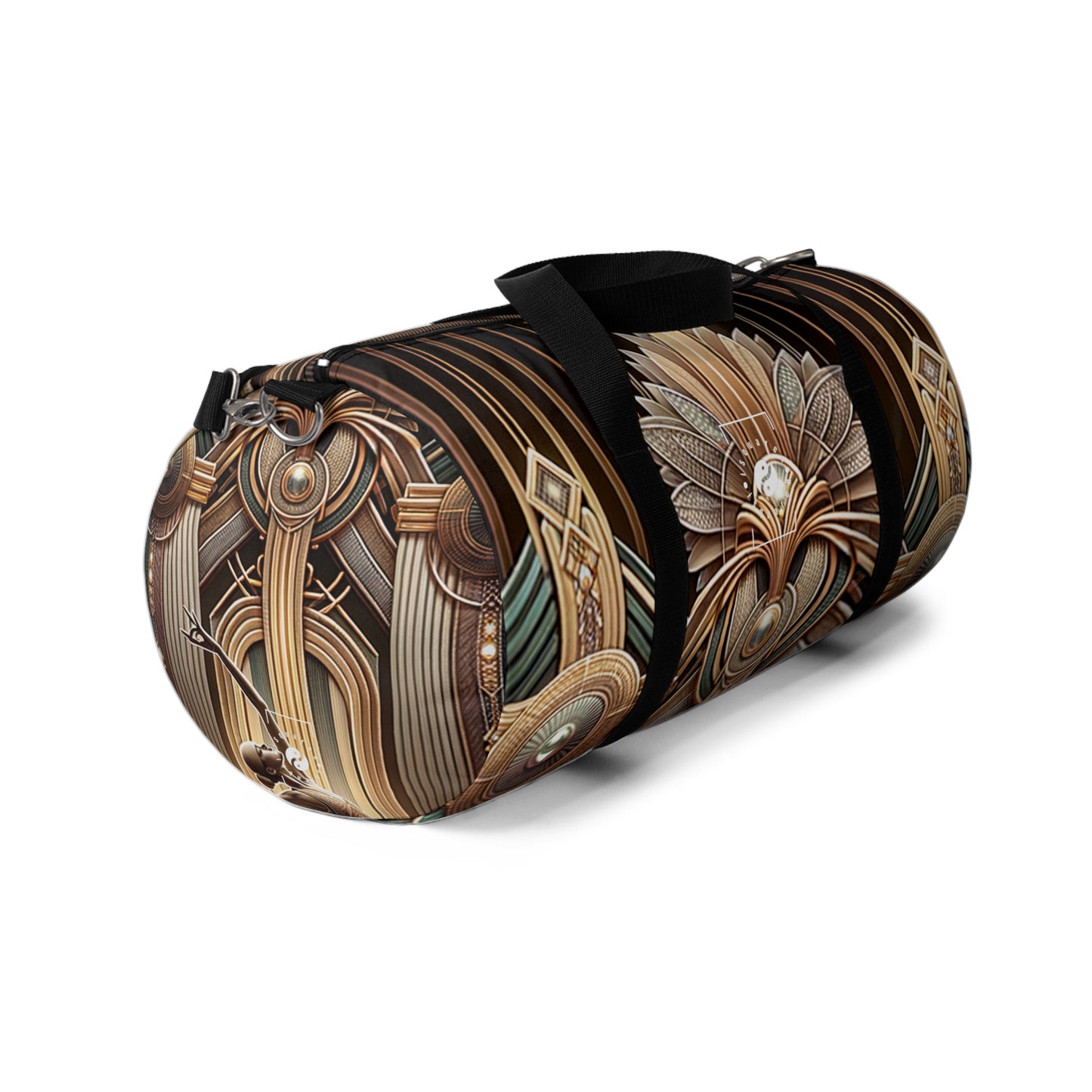 Deco Serenity: A Fusion of Opulence and Zen - Duffle Bag