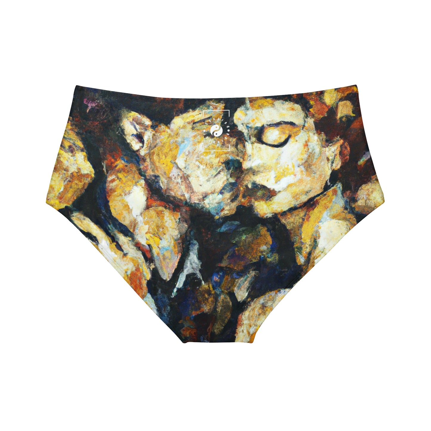 "Embracing Chromatics" - High Waisted Bikini Bottom