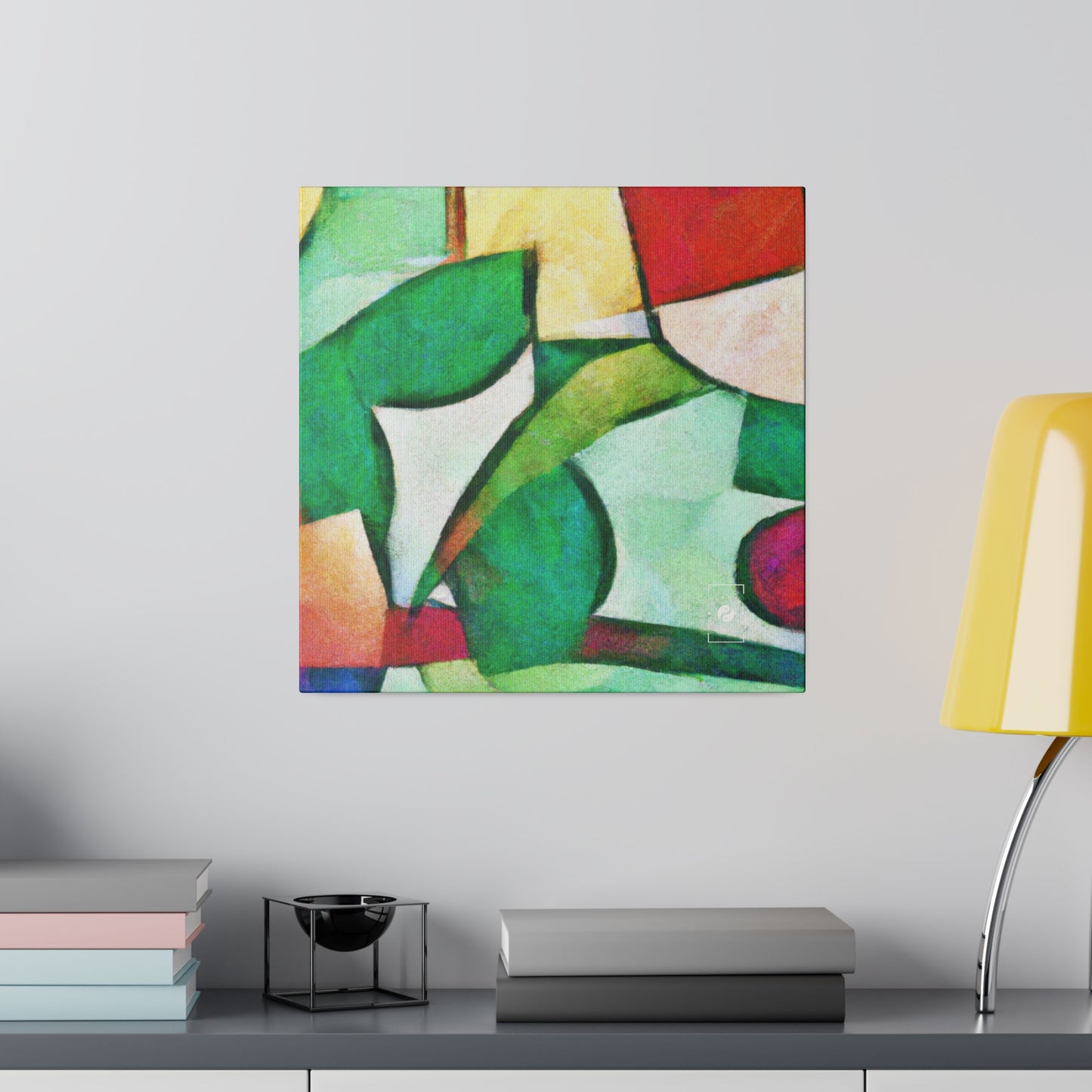 "Chromatic Arcadia" - Art Print Canvas