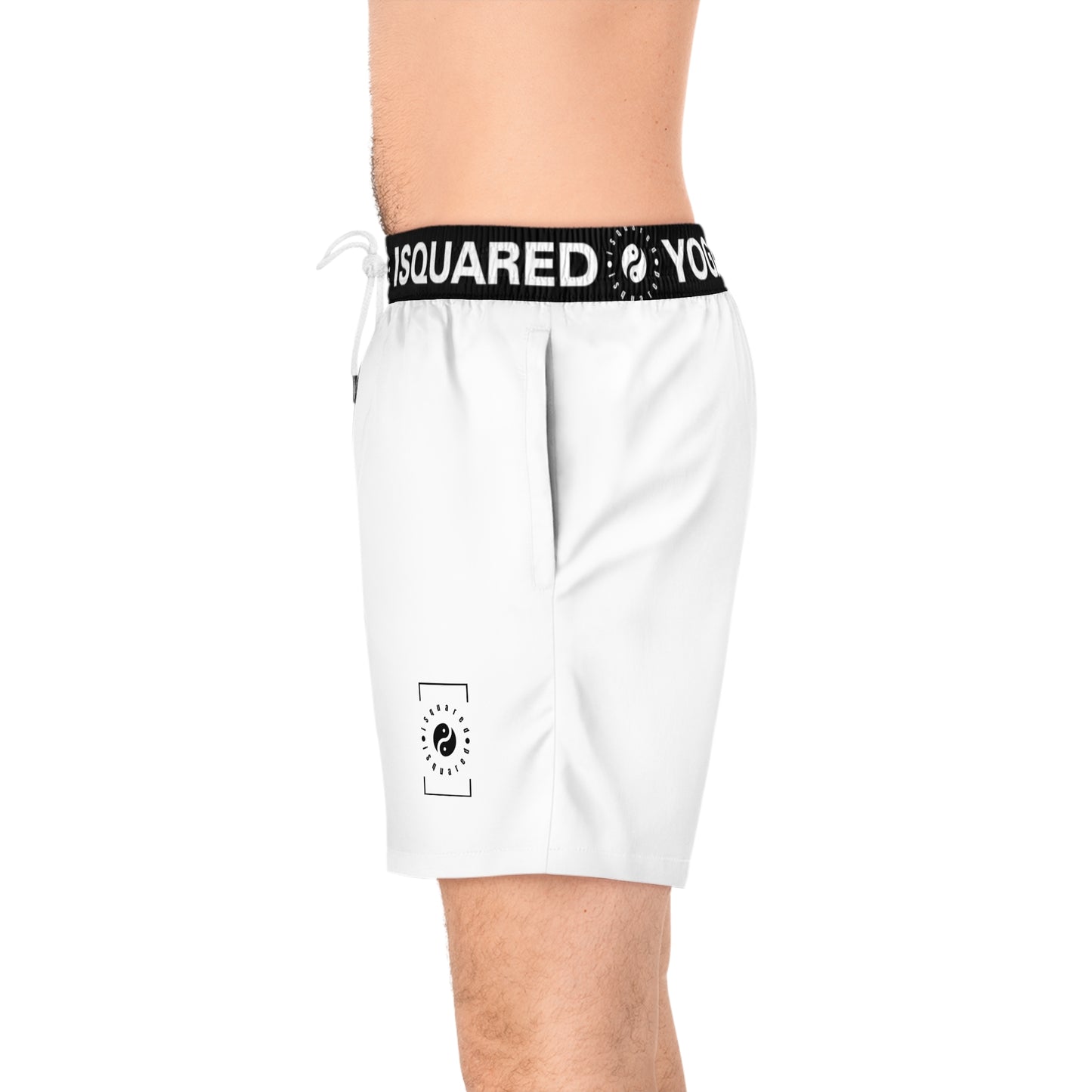 Angel White - Swim Shorts (Mid-Length) for Men