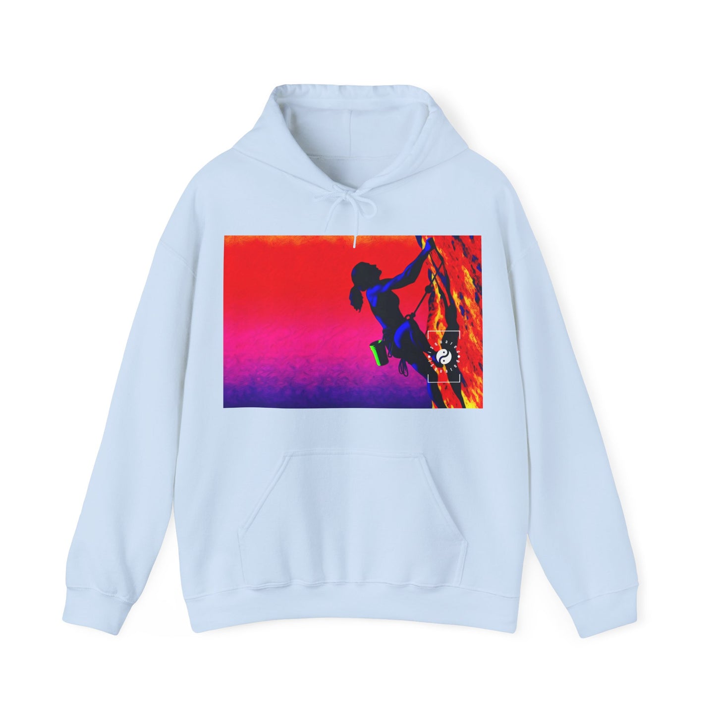 "Technicolor Ascent: The Digital Highline" - Sweat à capuche