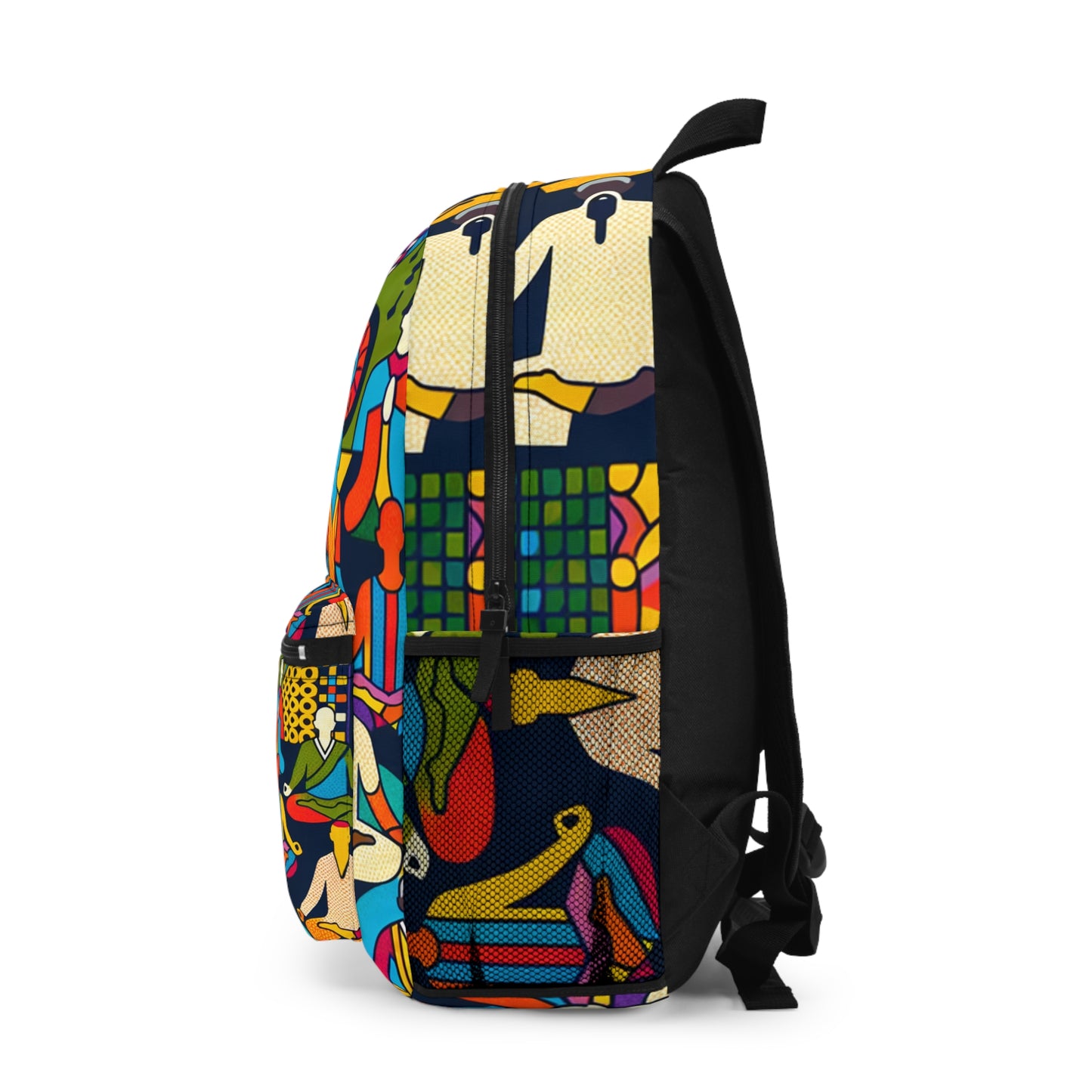 Vibrant Sadana: Prana in Nouveau Réalité - Backpack