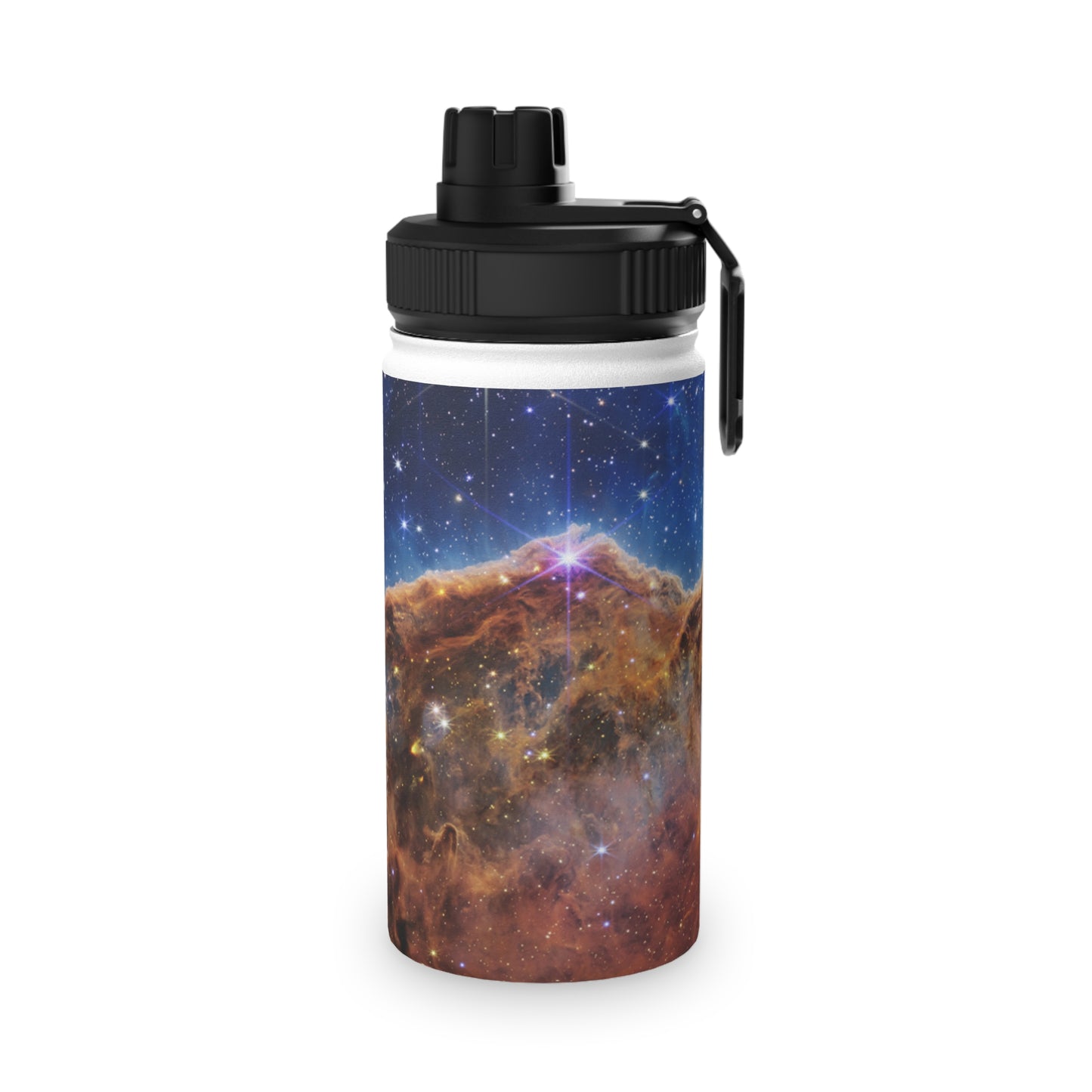 “Cosmic Cliffs” in the Carina Nebula (NIRCam Image) - JWST Collection - Sports Water Bottle