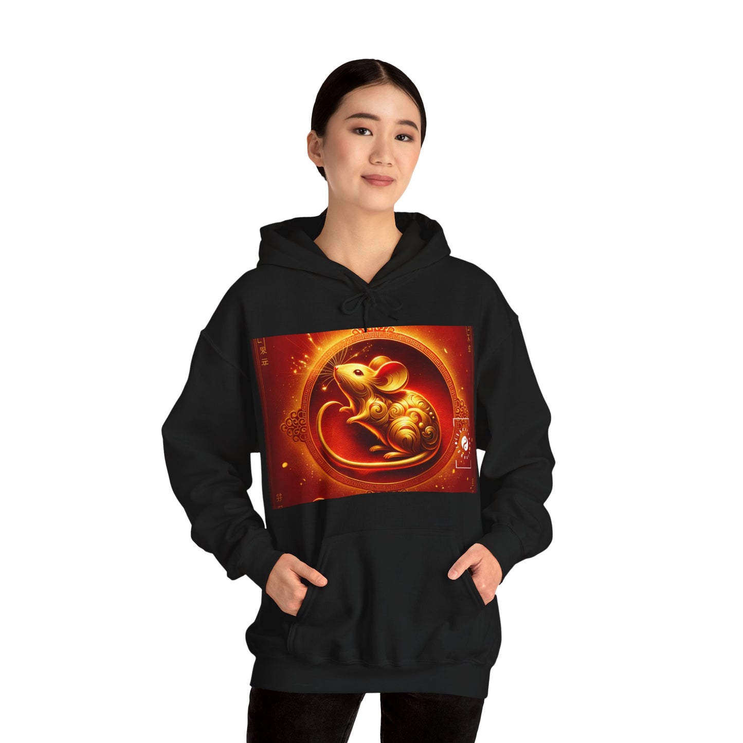 "Golden Emissary: A Lunar New Year's Tribute" - Hoodie