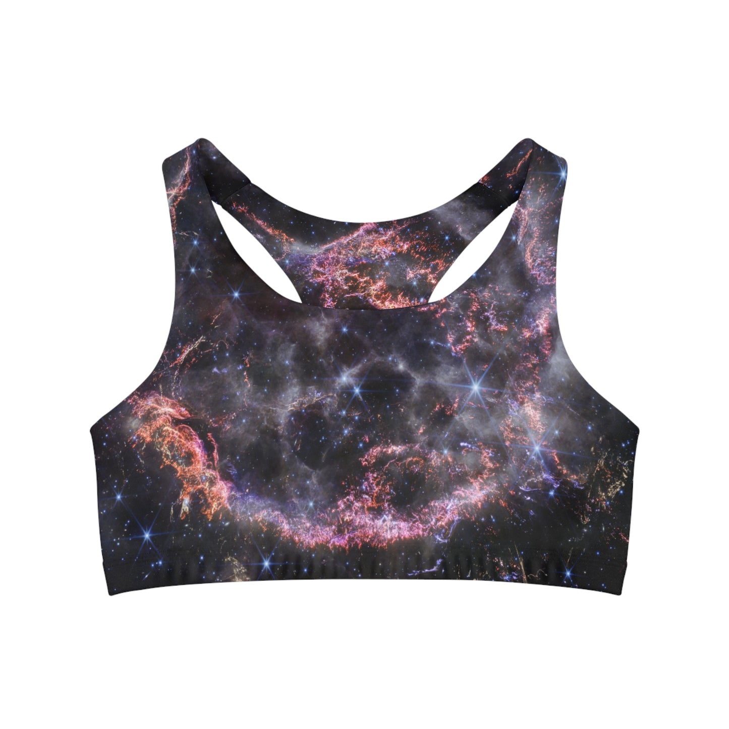 Cassiopeia A (NIRCam Image) - JWST Collection - Seamless Sports Bra