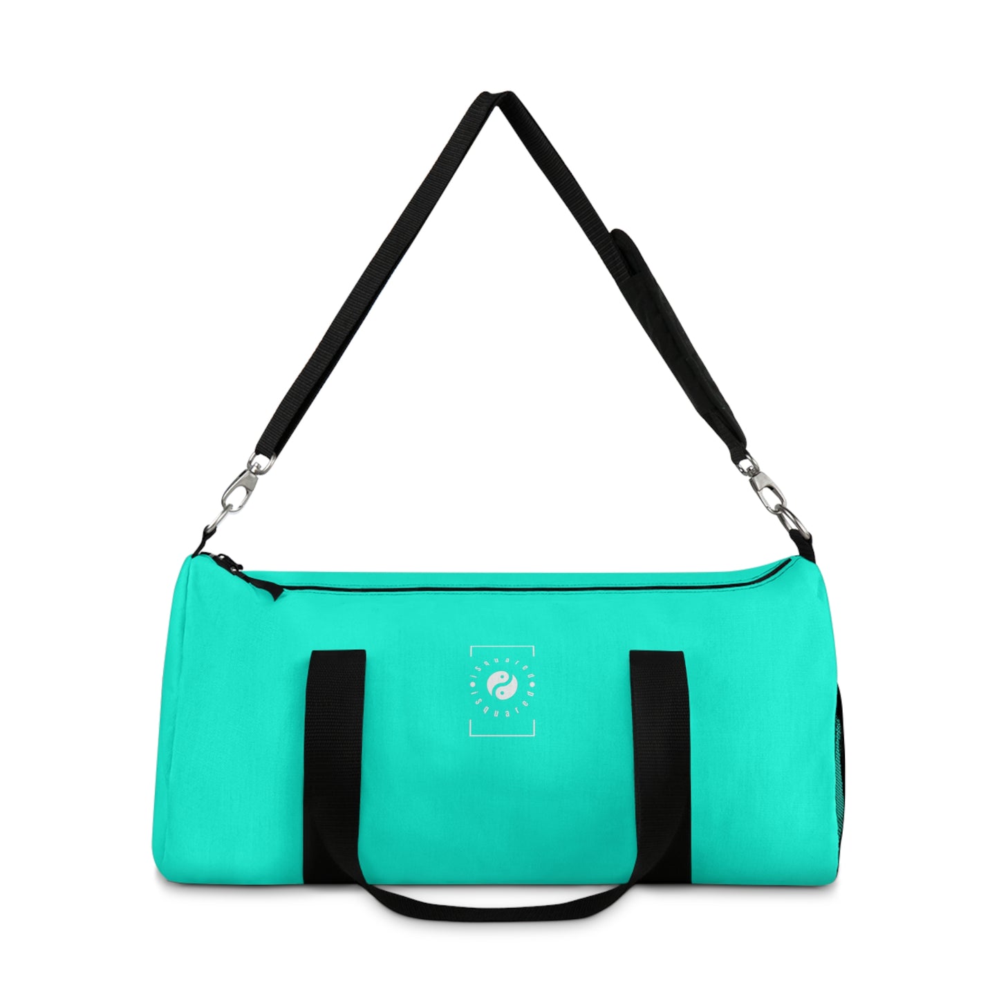 Neon Teal #11ffe3 - Duffle Bag