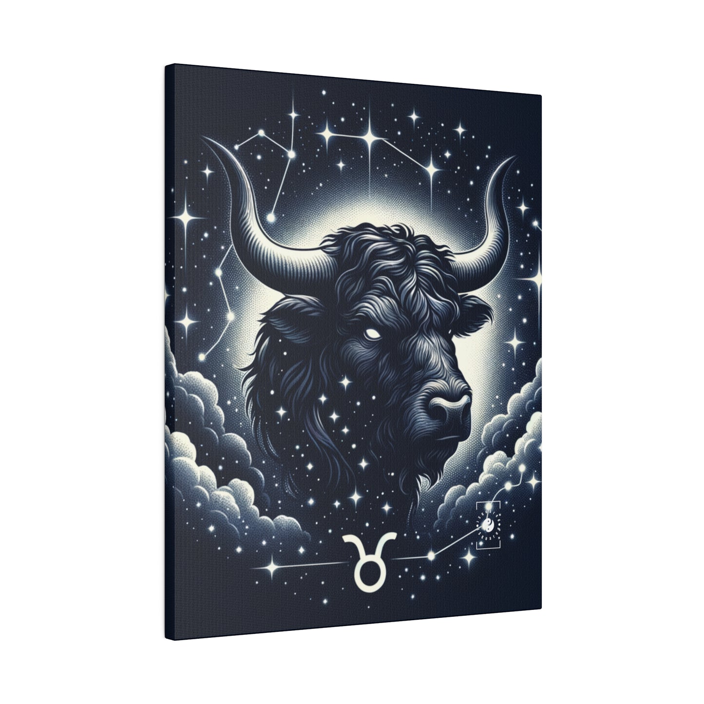 Celestial Taurine Constellation - Art Print Canvas