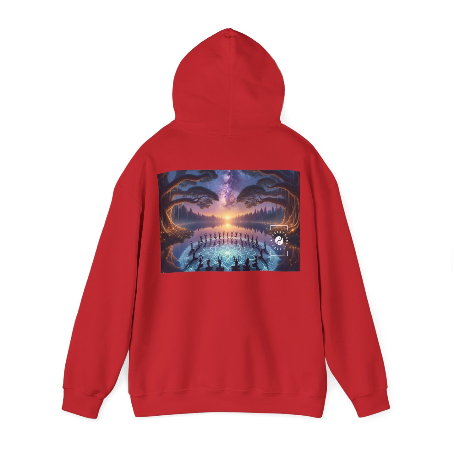 "Celestial Serenity: Mandala's Reflection" - Hoodie