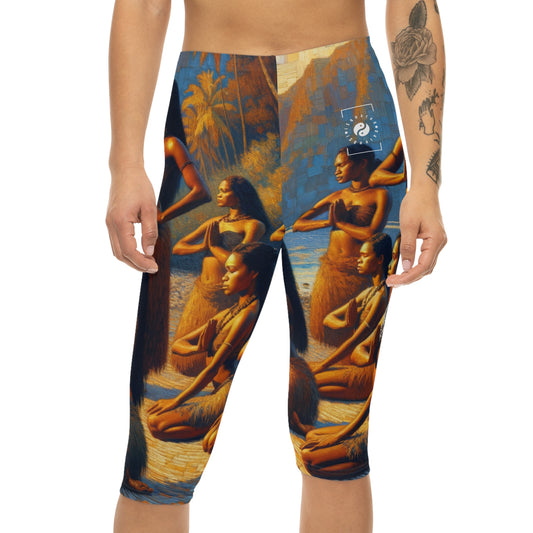 Gauguin Reverie - Capri Shorts