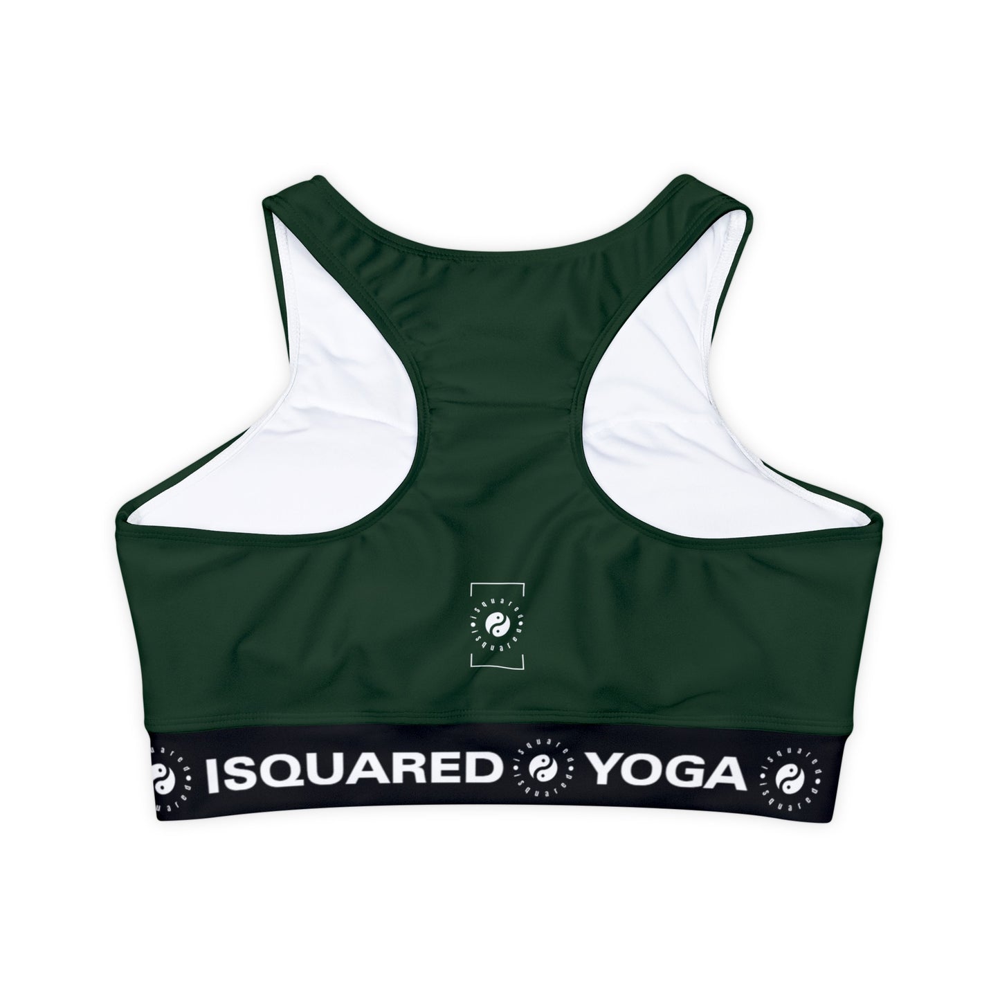 #153B1C Forest Green - Soutien-gorge de sport doublé et rembourré