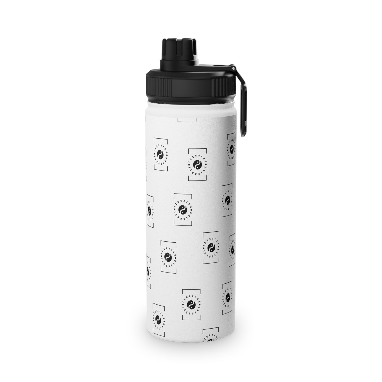 White iSquared Yoga - Sports Water Bottle