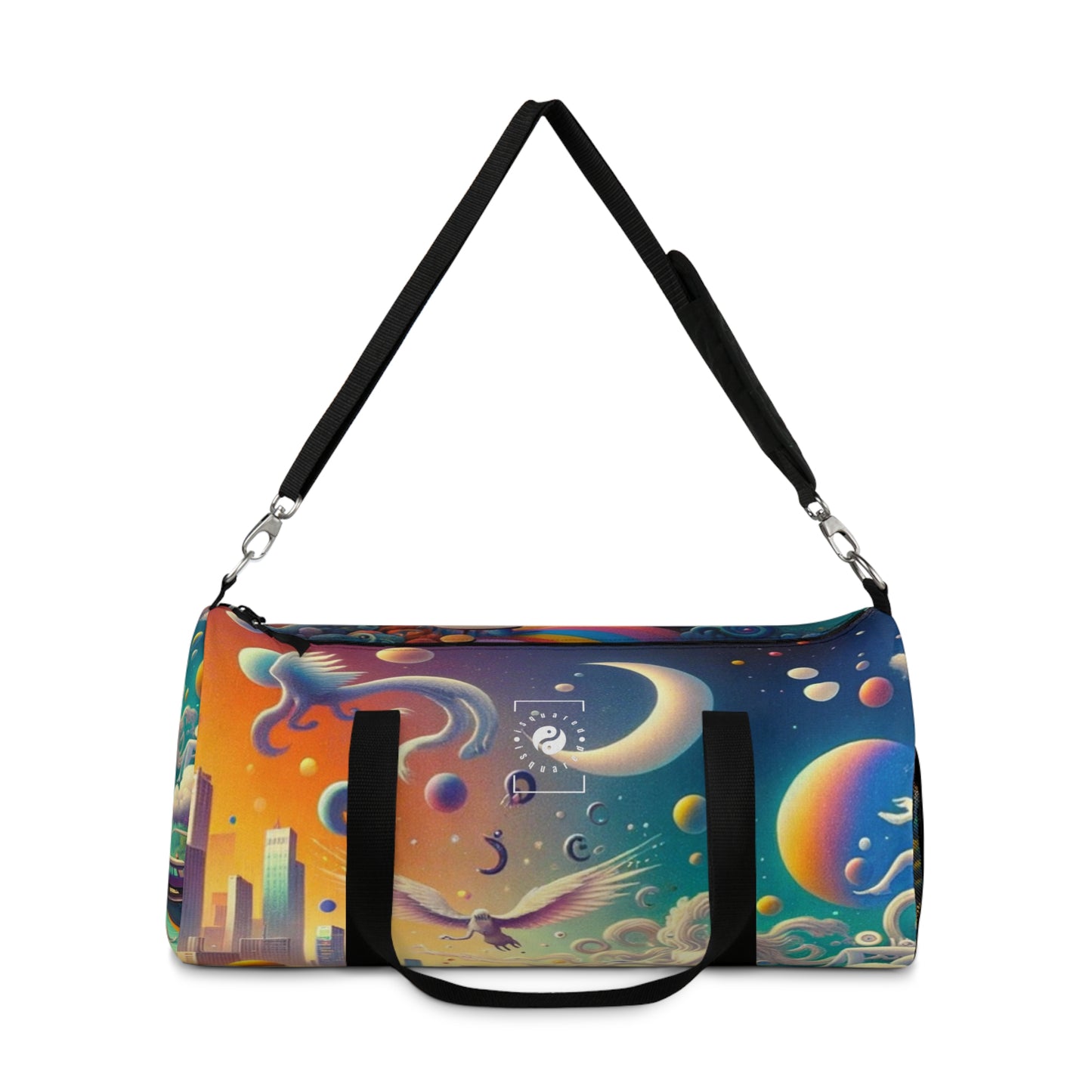 "Mirrors of Metaphor: A Murakami Odyssey" - Duffle Bag