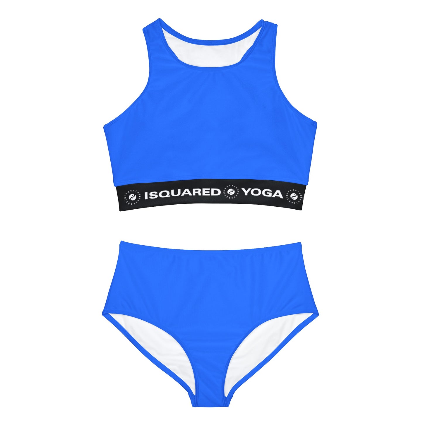 #2C75FF Electric Blue - Hot Yoga Bikini Set