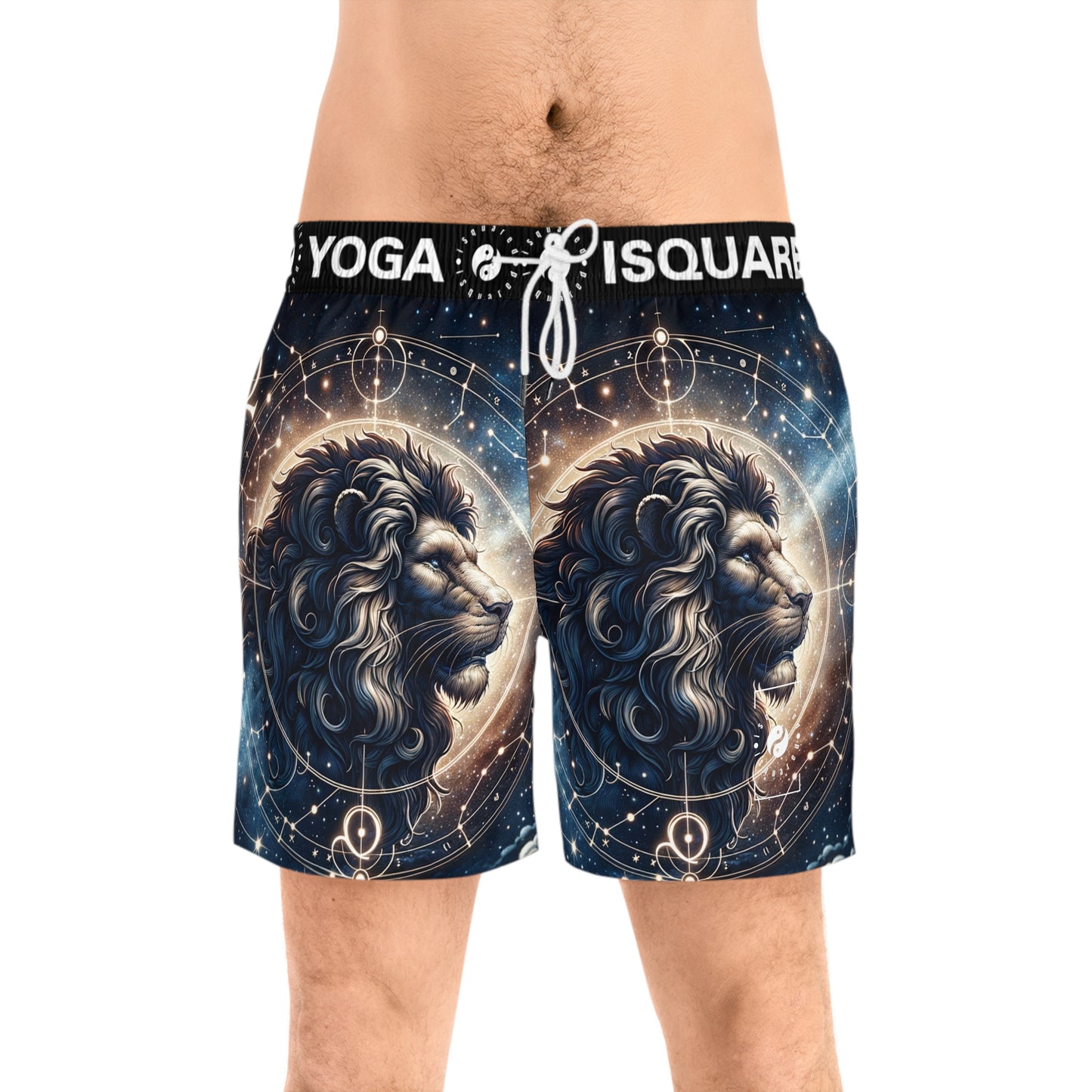 Celestial Leo Roar - Swim Shorts (Mid-Length) for Men