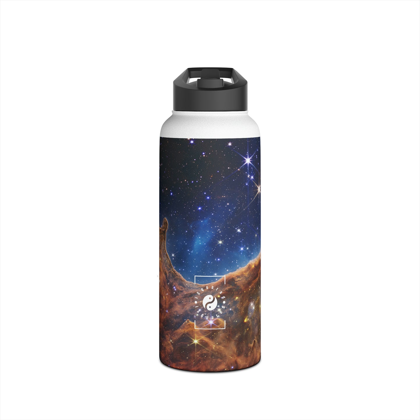 “Cosmic Cliffs” in the Carina Nebula (NIRCam Image) - JWST Collection - Water Bottle