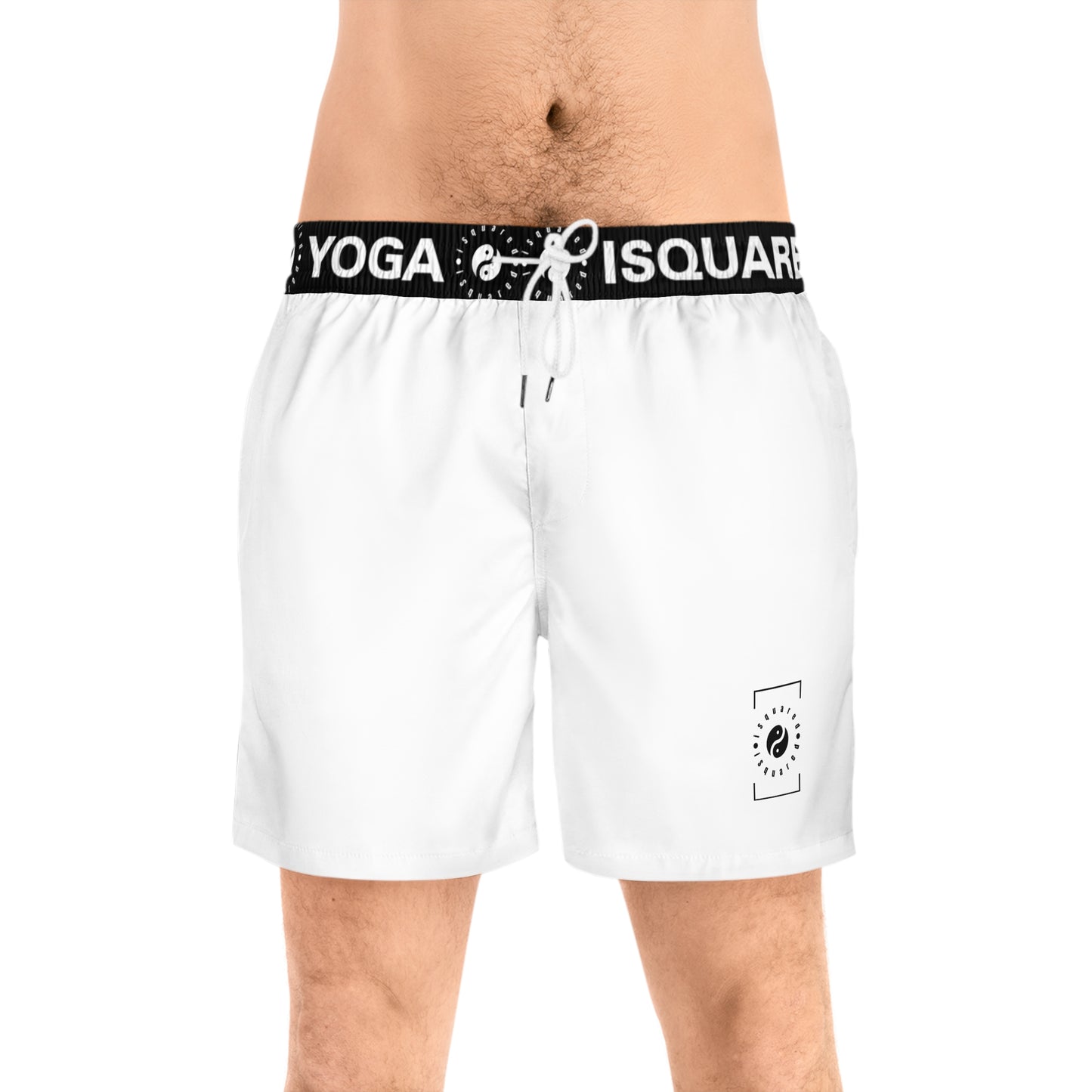 Angel White - Swim Shorts (Mid-Length) for Men