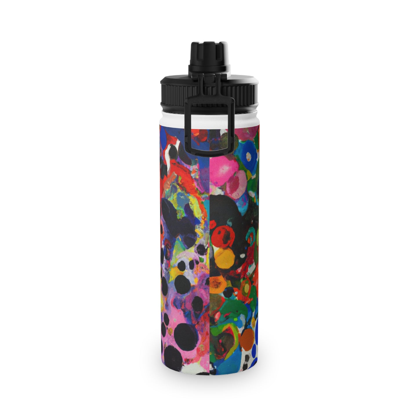 Ink drops meditation - Sports Water Bottle