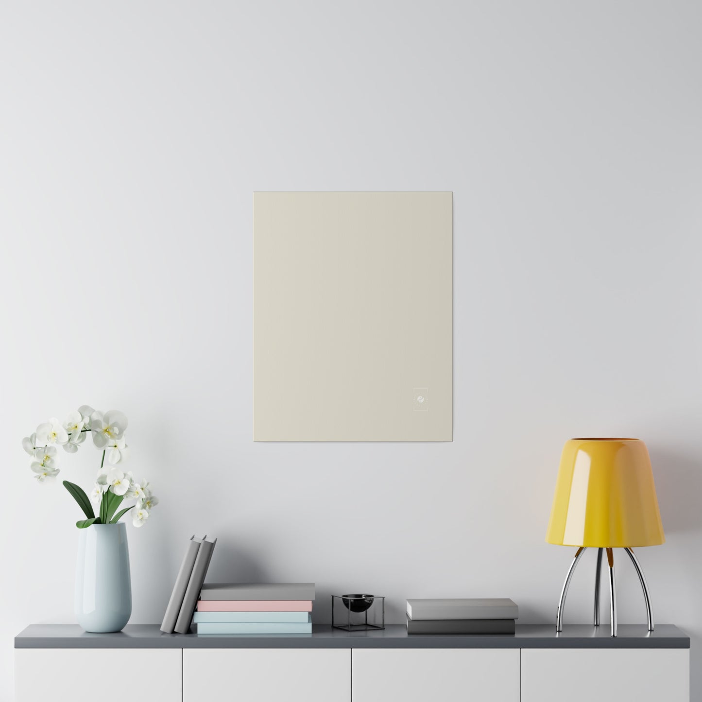 #E9E7DA Ivory - Art Print Canvas