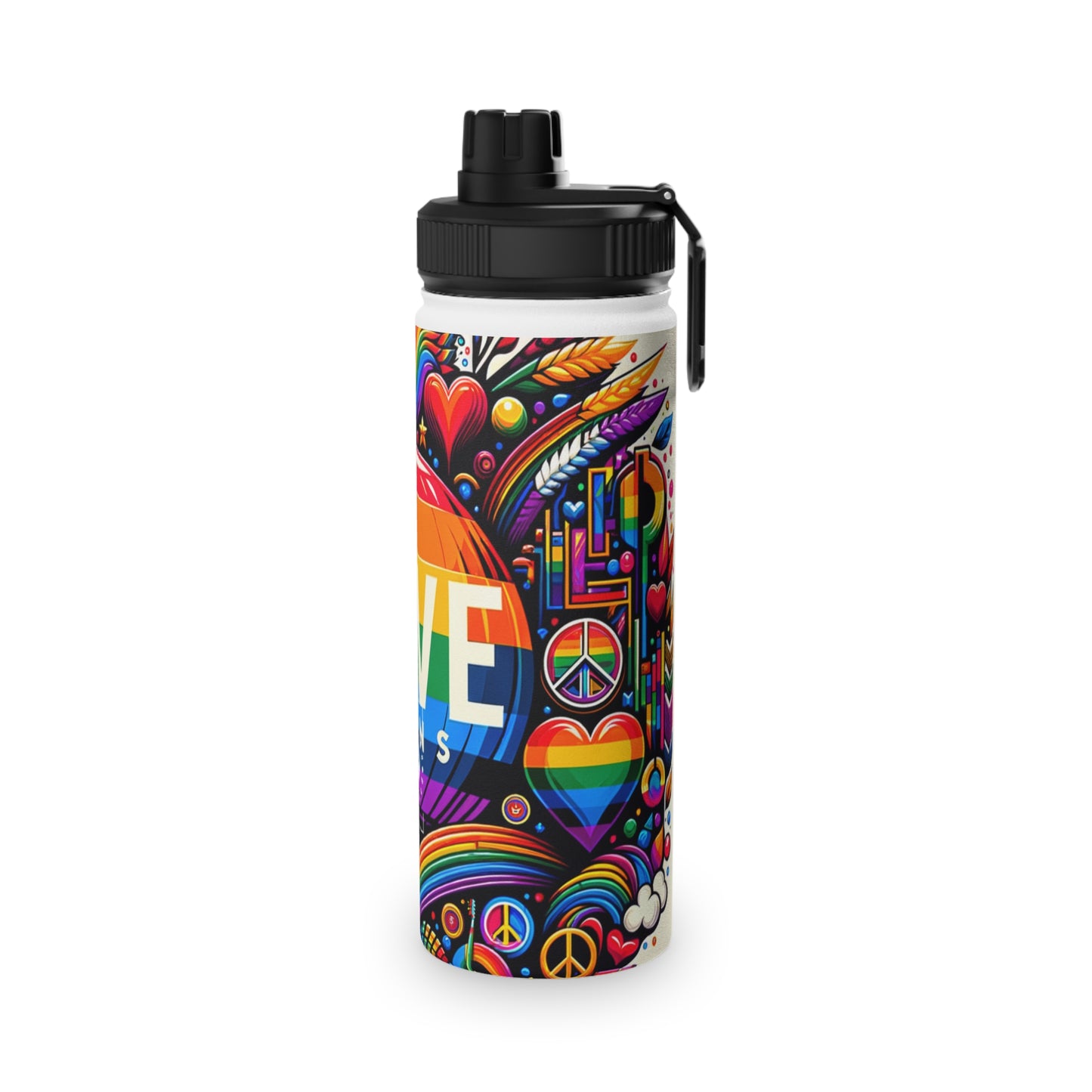 LOVE WINS - Sports Water Bottle