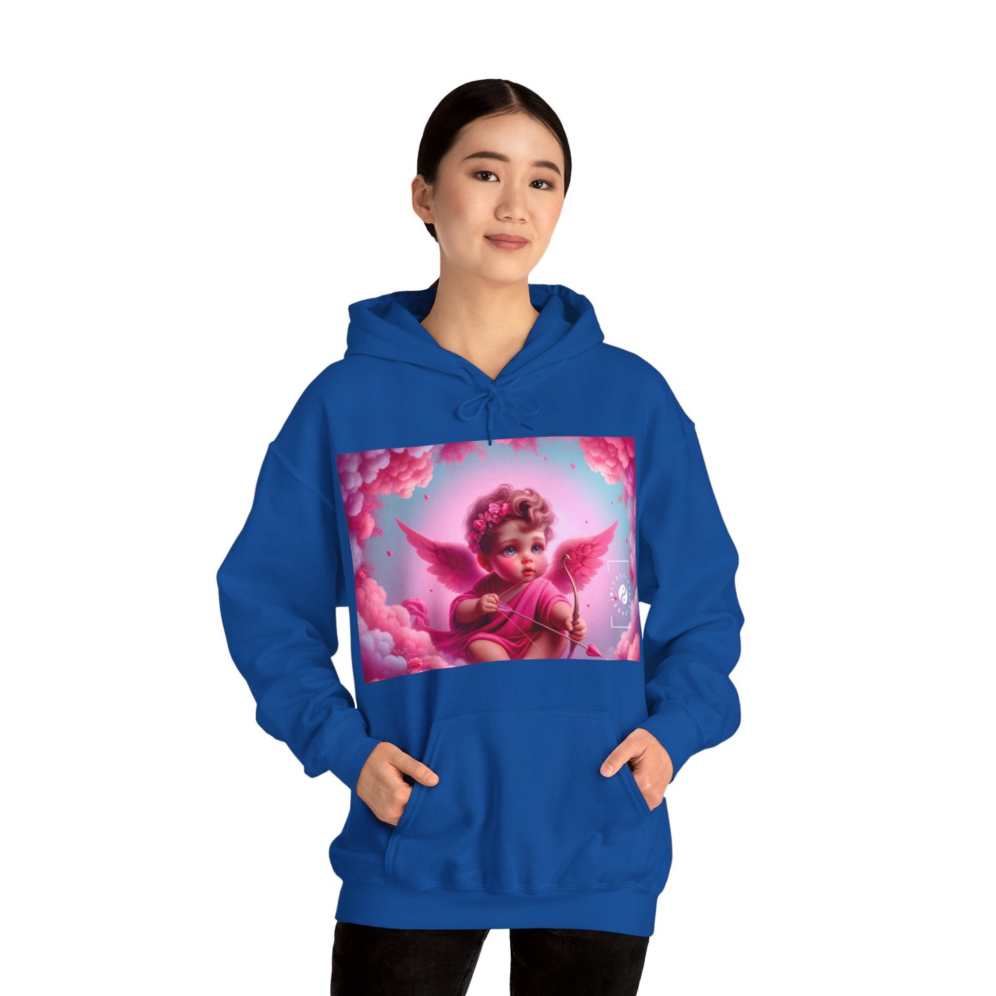 "Bold Blush: A Cupid's Love Affair" - Hoodie