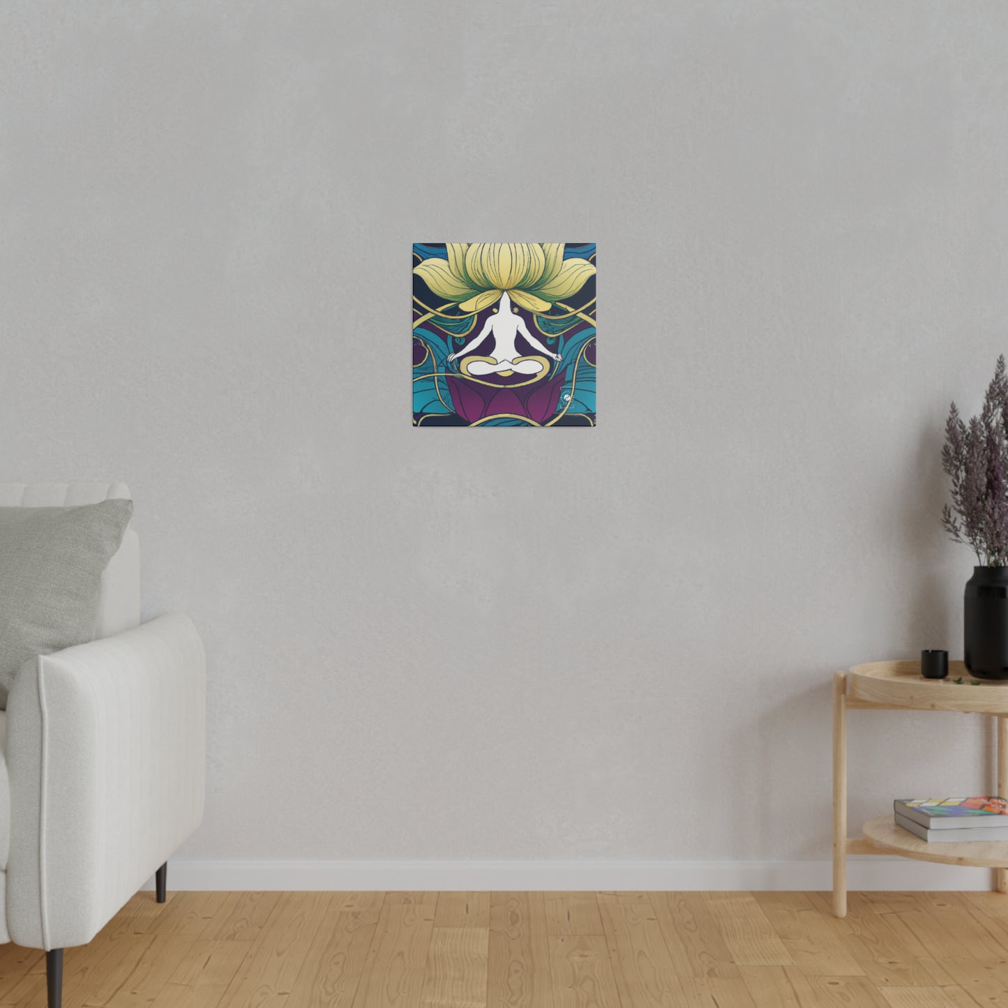 "Lotus Serenity Dance" - Art Print Canvas