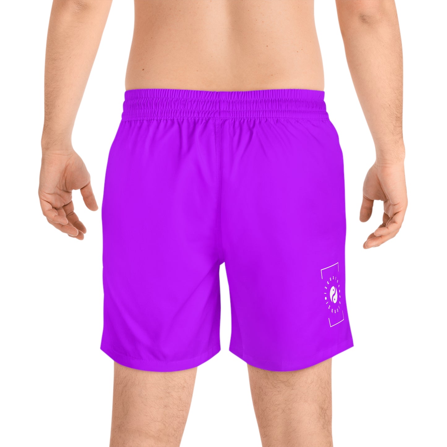 #BF00FF Electric Purple - Swim Shorts (Solid Color) for Men