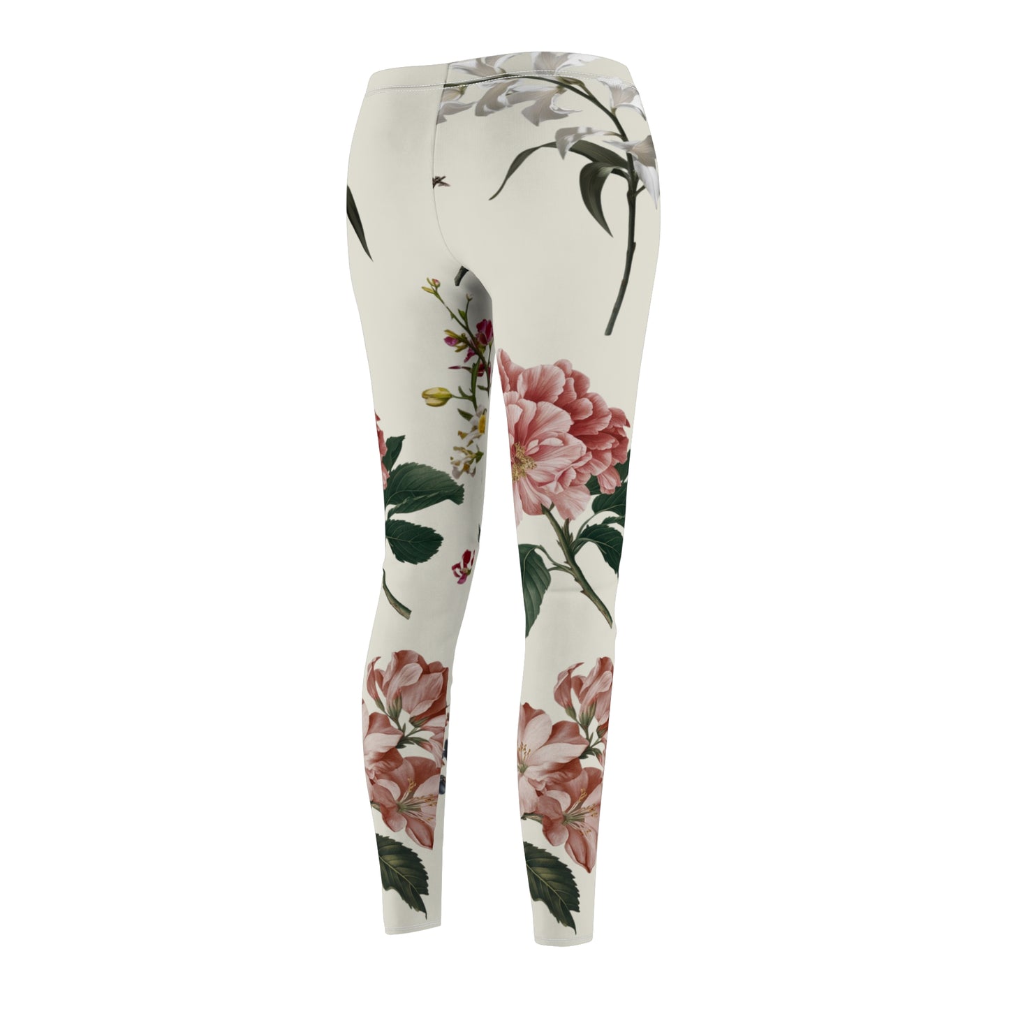 Botanicals on Beige - Casual Leggings