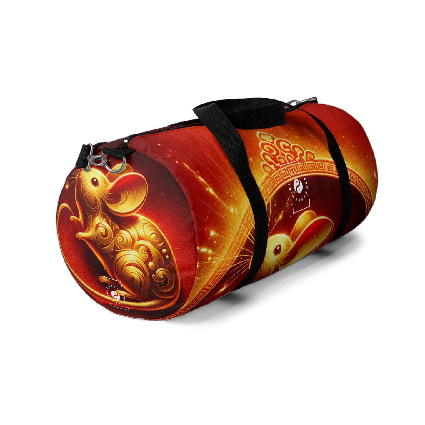 "Golden Emissary: A Lunar New Year's Tribute" - Duffle Bag