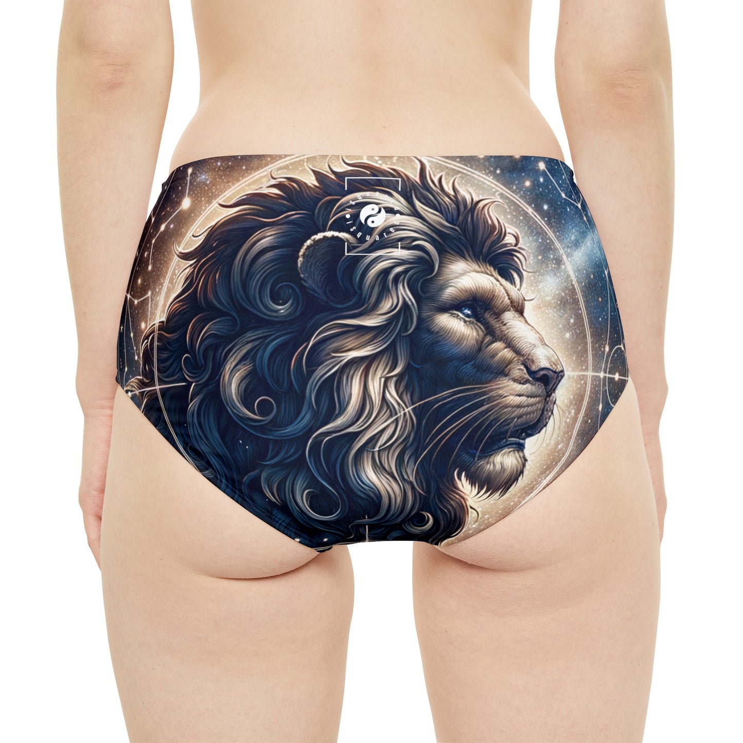 Celestial Leo Roar - High Waisted Bikini Bottom