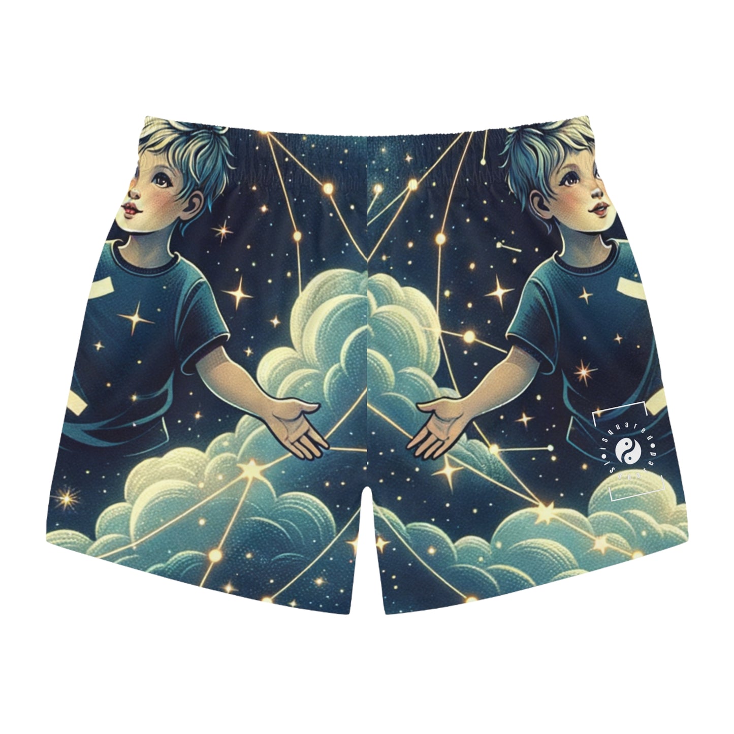 "Celestial Twinfinity" - Swim Trunks for Men