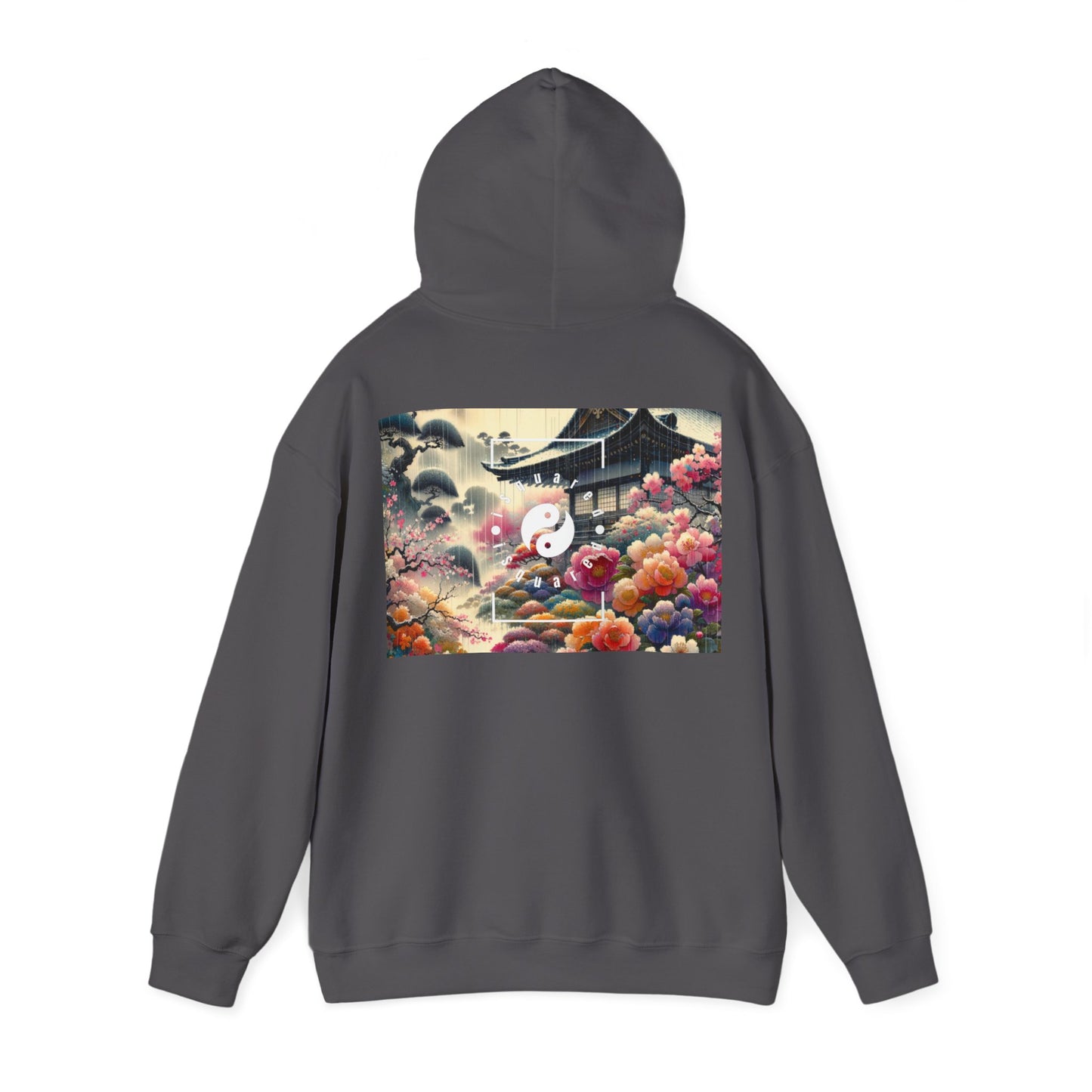 "Sakura Spectrum trempé par la pluie" - Sweat à capuche