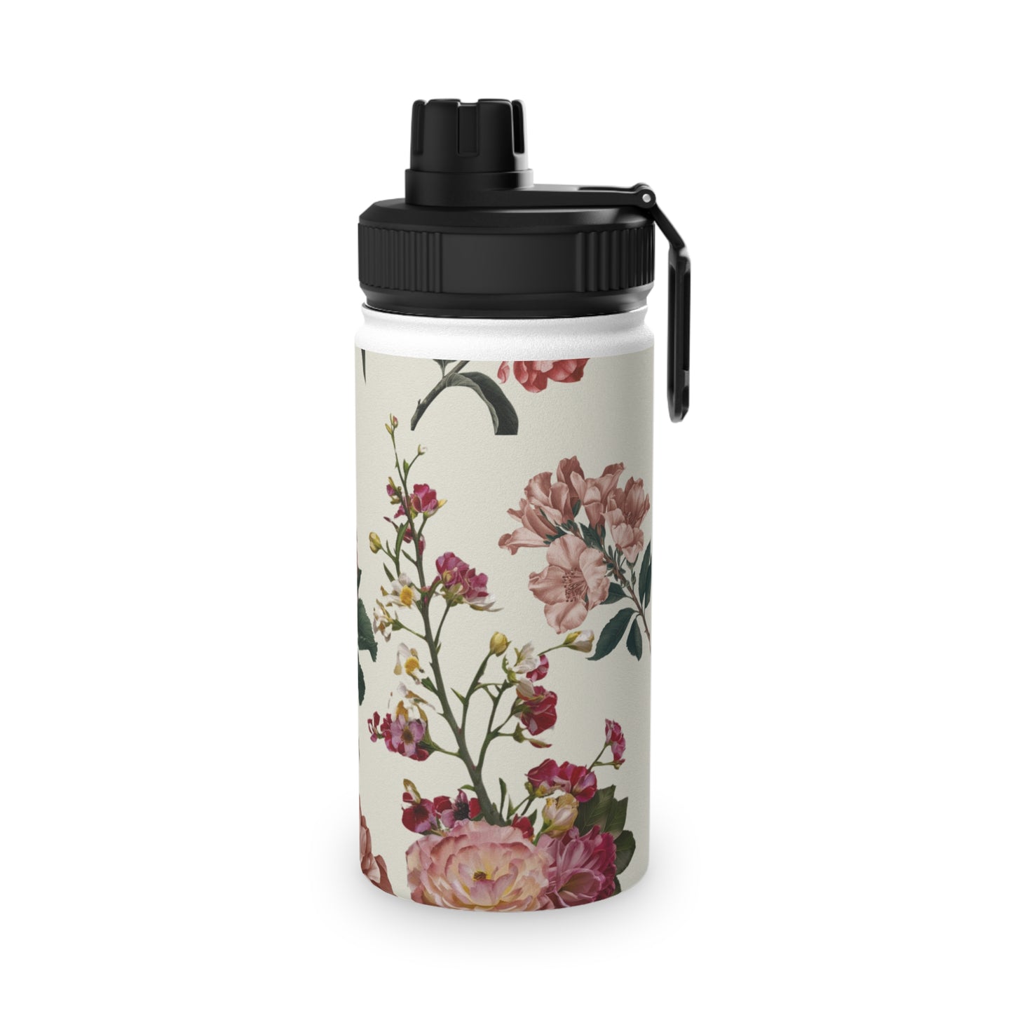 Botanicals on Beige - Sports Water Bottle