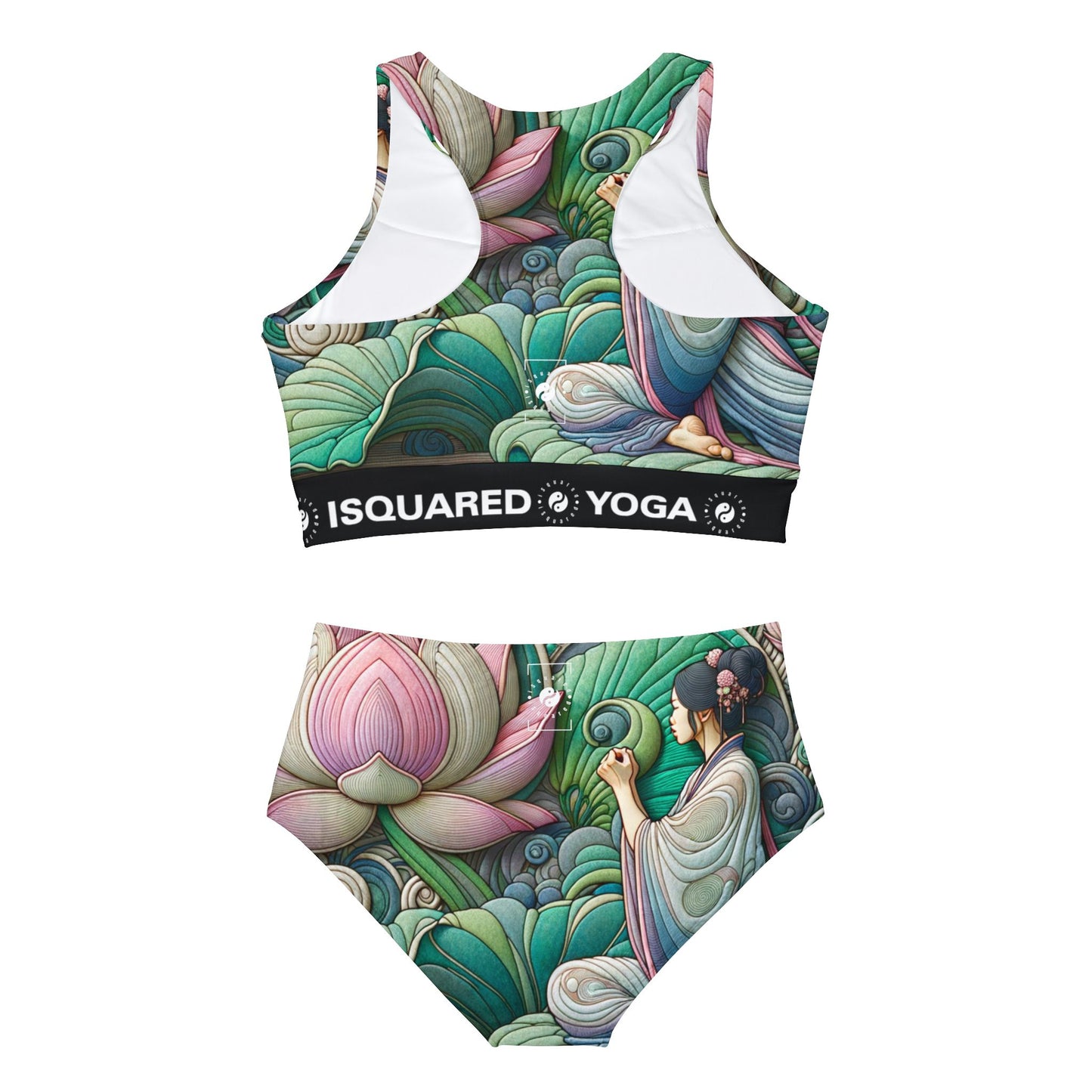 "Lotus Echo Serenity" - Hot Yoga Bikini Set