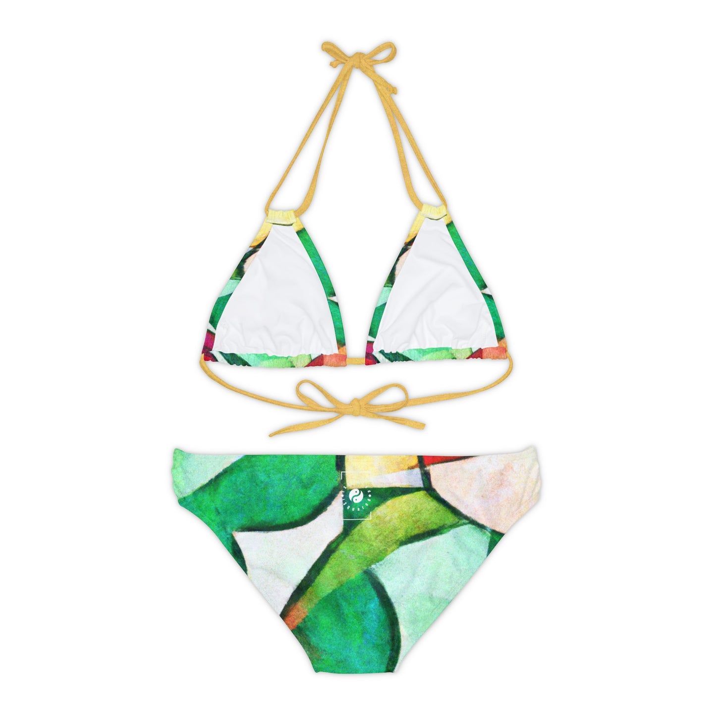 "Chromatic Arcadia" - Lace-up Bikini Set