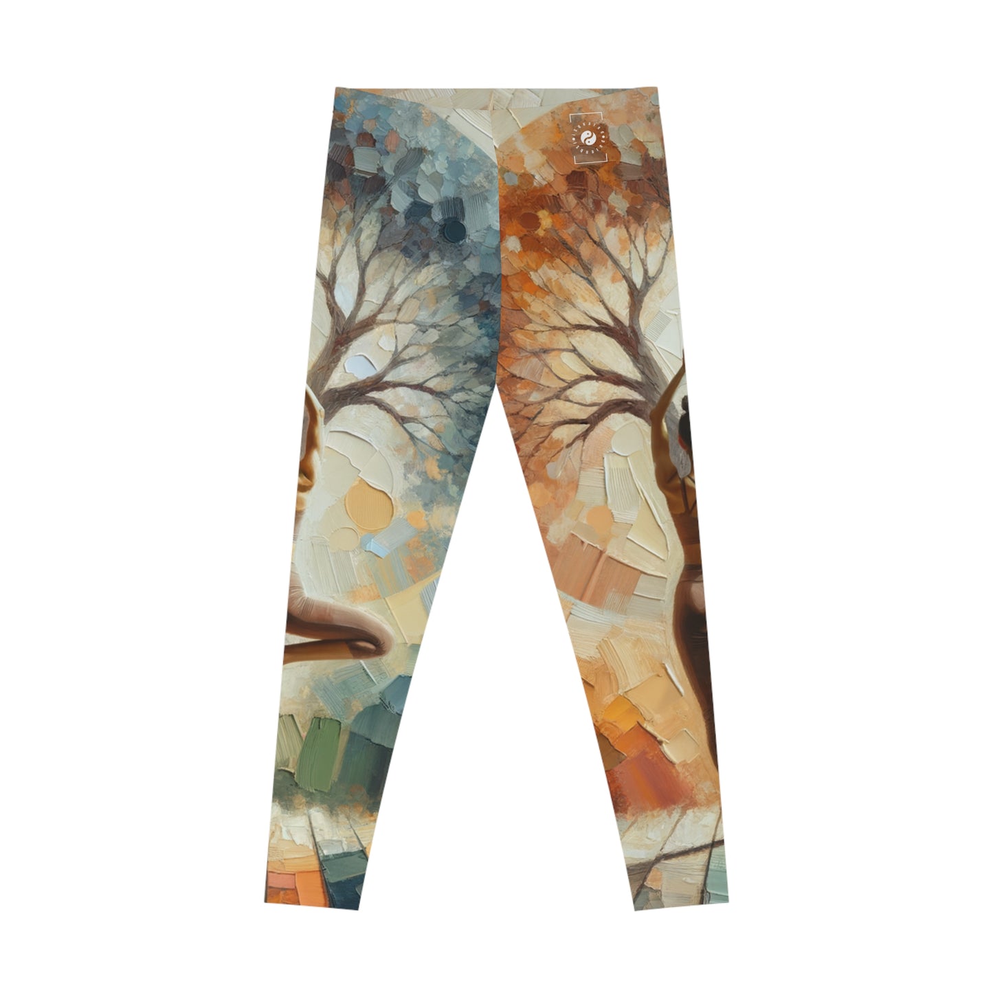 "Stability in Surrender: Vrikshasana in Harmony with Earth" - Unisex Tights