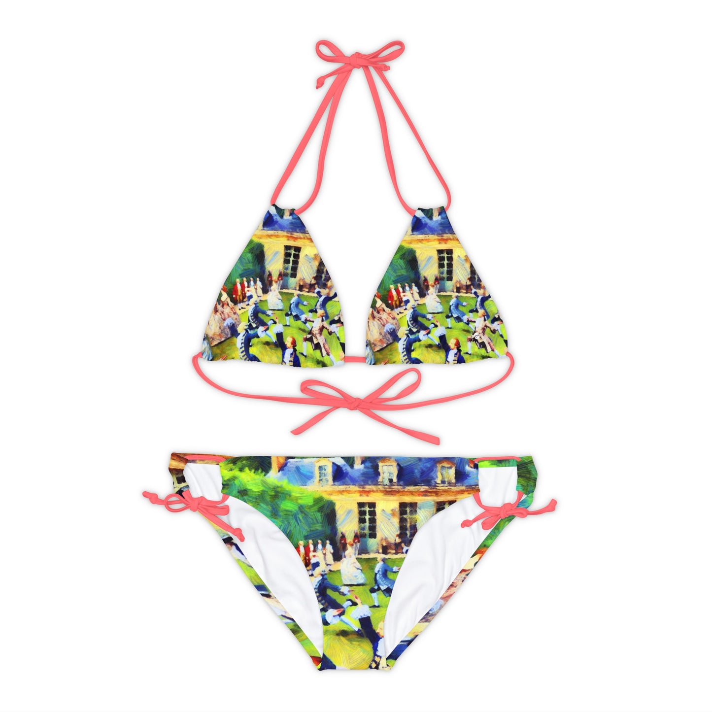 Versailles Vinyasa - Lace-up Bikini Set