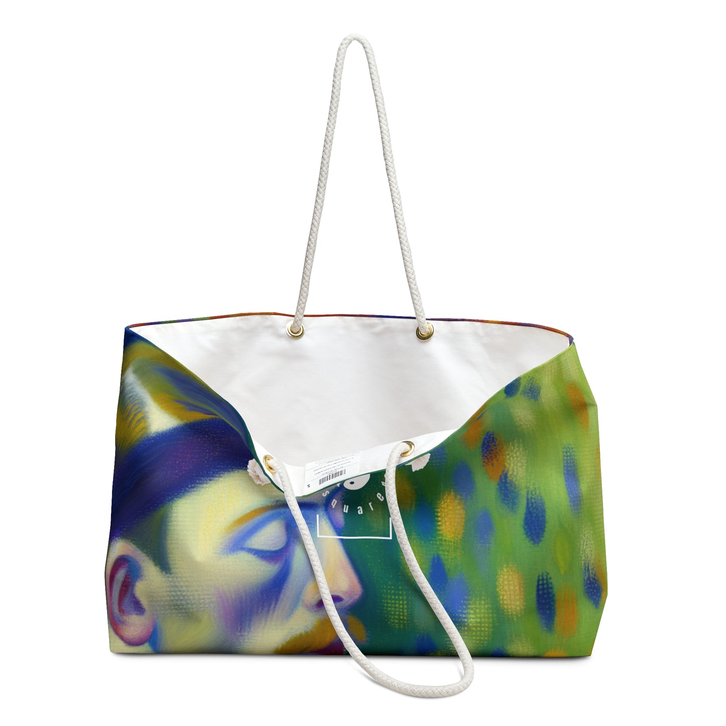 "Serene Resilience: A Frida's Solitude in hues" - Casual Yoga Bag