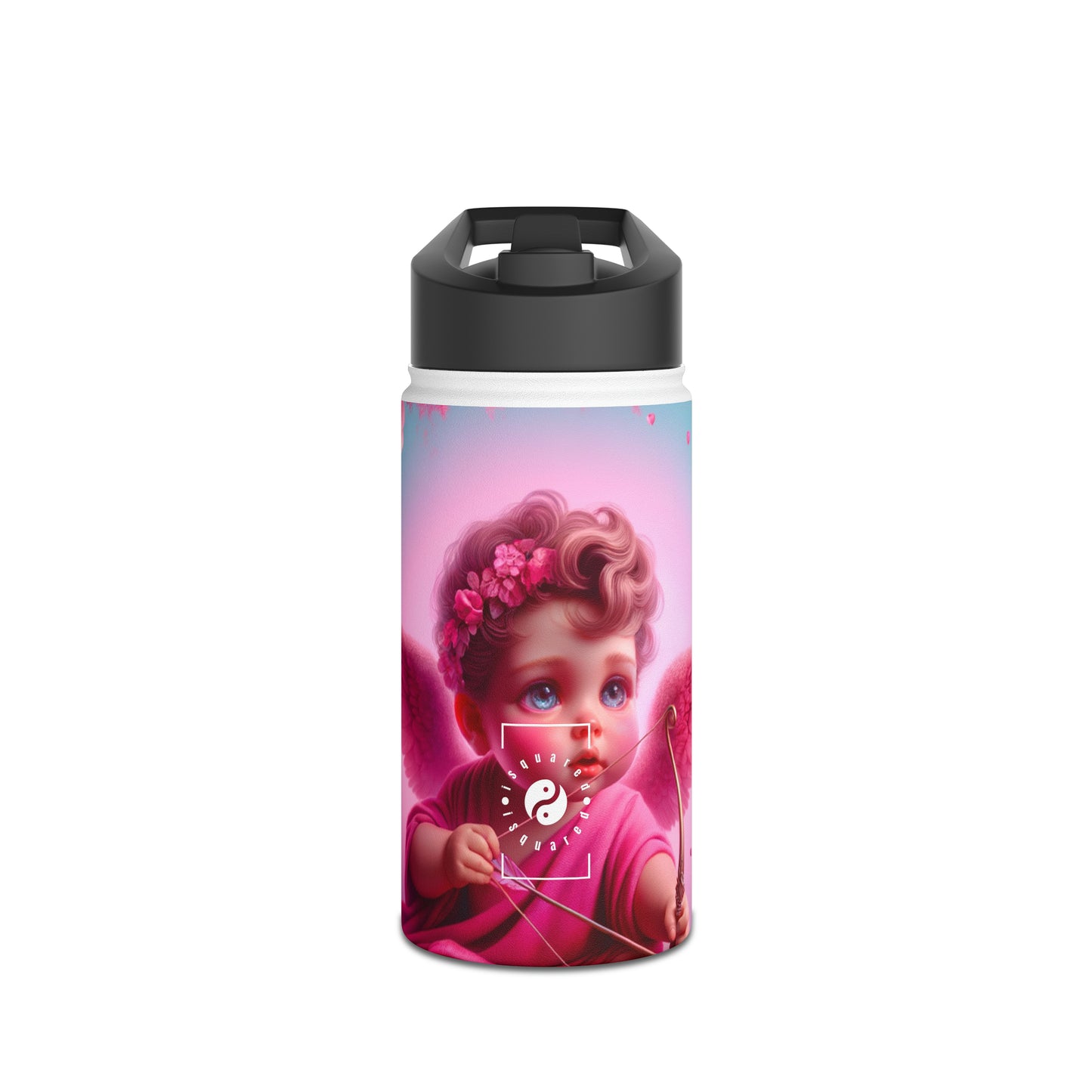 "Bold Blush: A Cupid's Love Affair" - Water Bottle