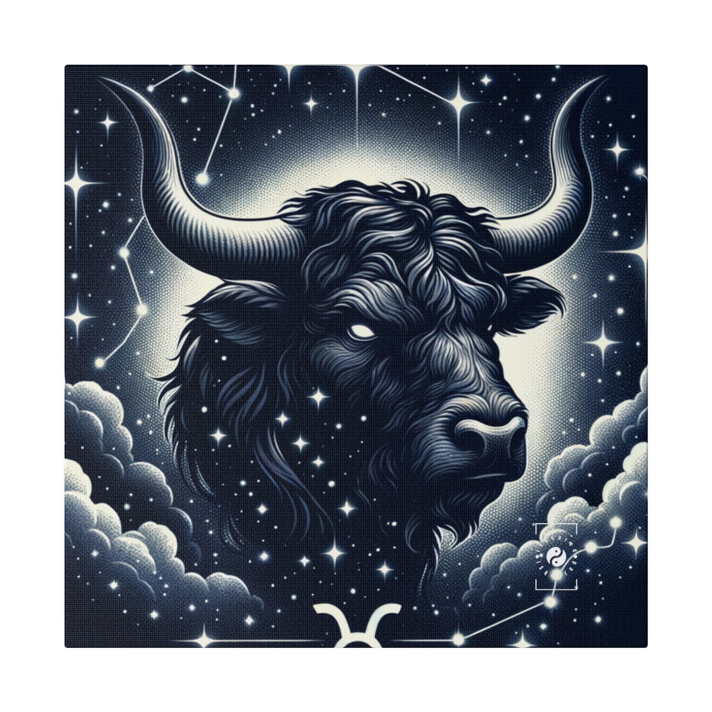 Celestial Taurine Constellation - Art Print Canvas