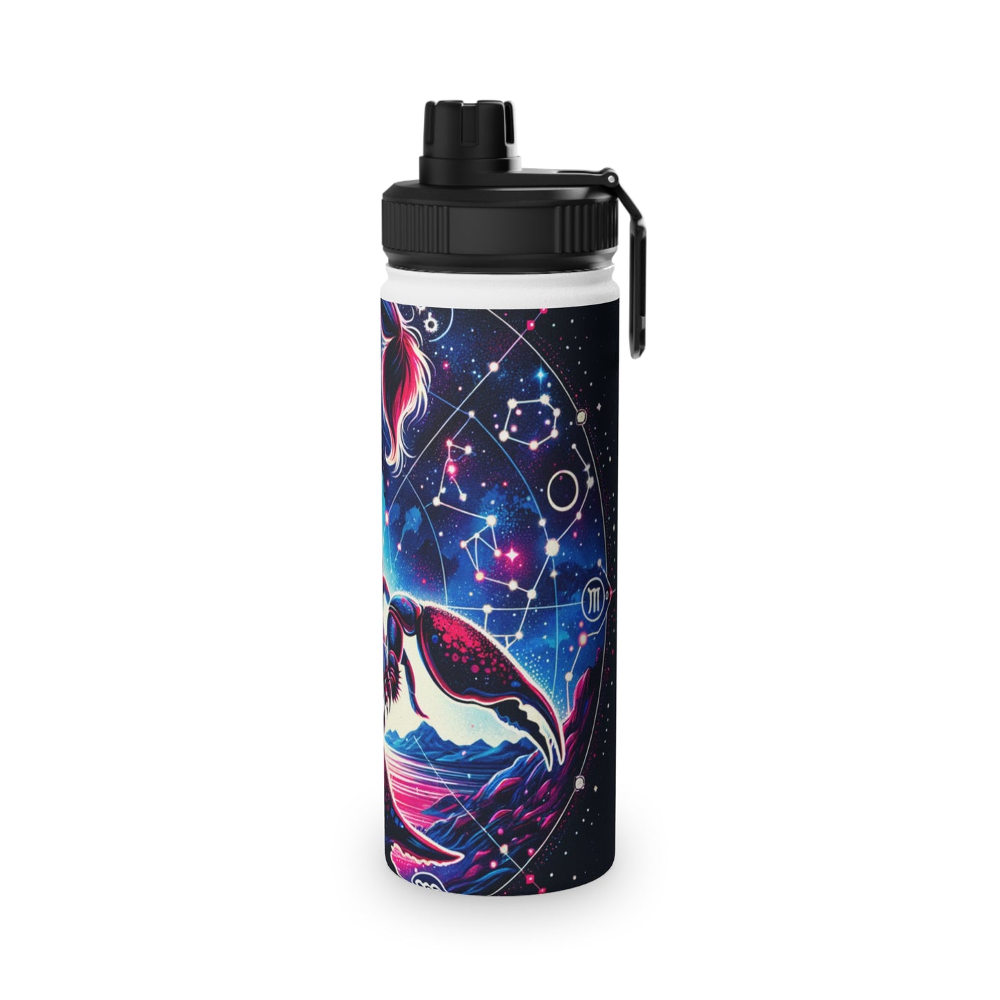 Crimson Scorpio - Sports Water Bottle