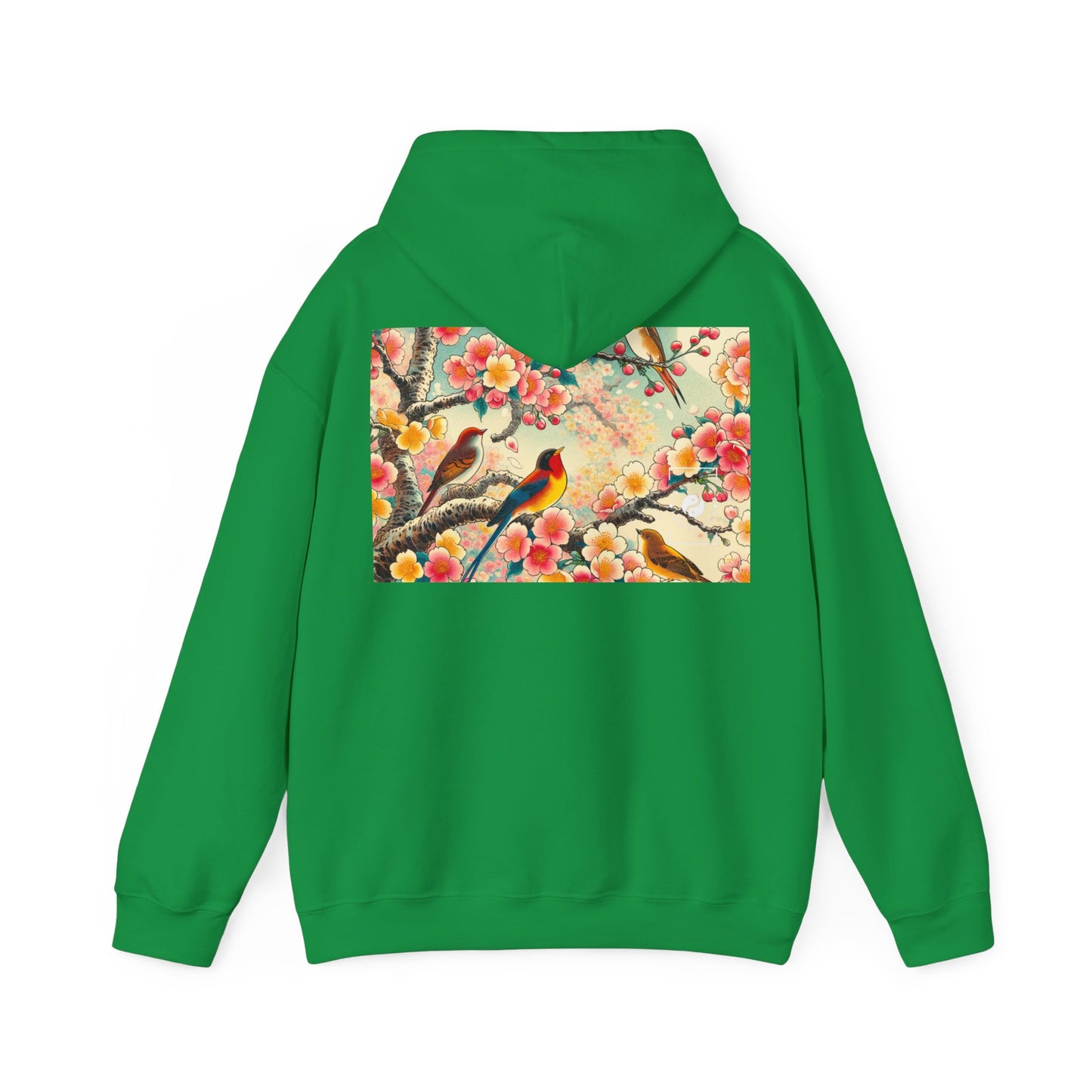 "Verdant Whispers: Sakura Chirping" - Hoodie